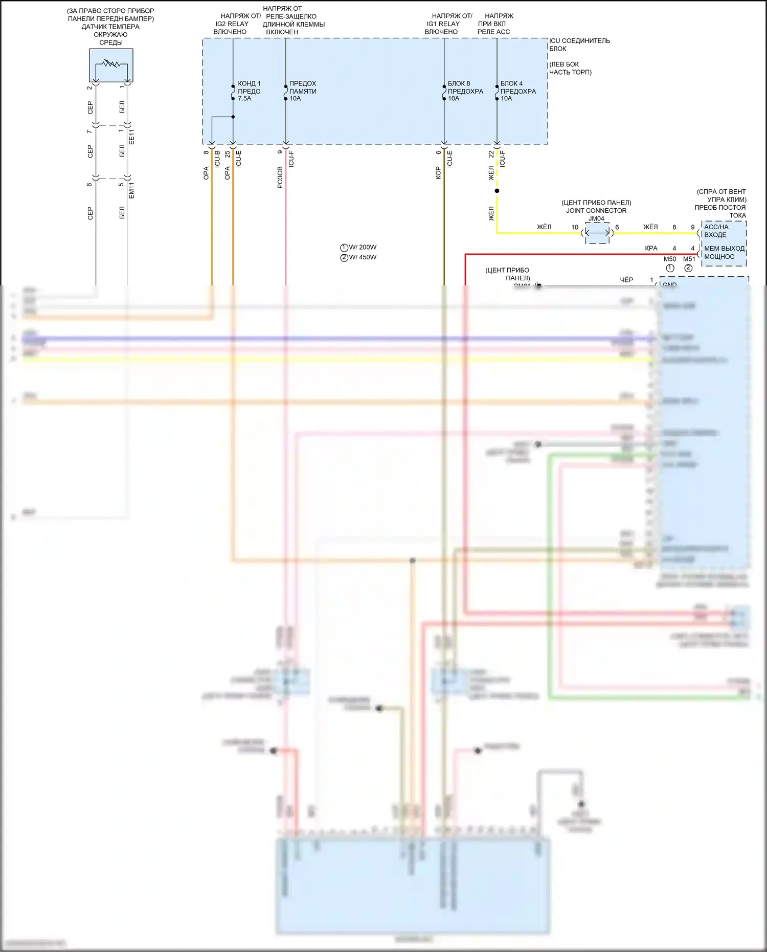 K5 Kia III рестайлинг (2023-2024): Электросхема климат контроля (3 из 4) 