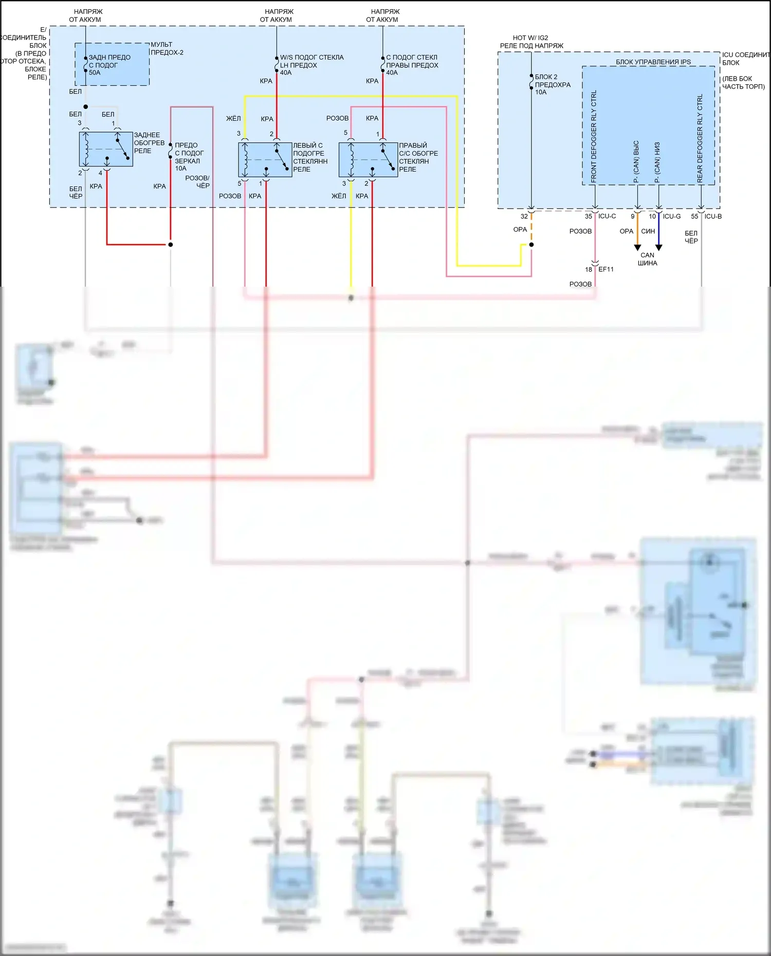 K5 Kia III (2019-2023): Размагничивает монтажную электросхему, без памяти 