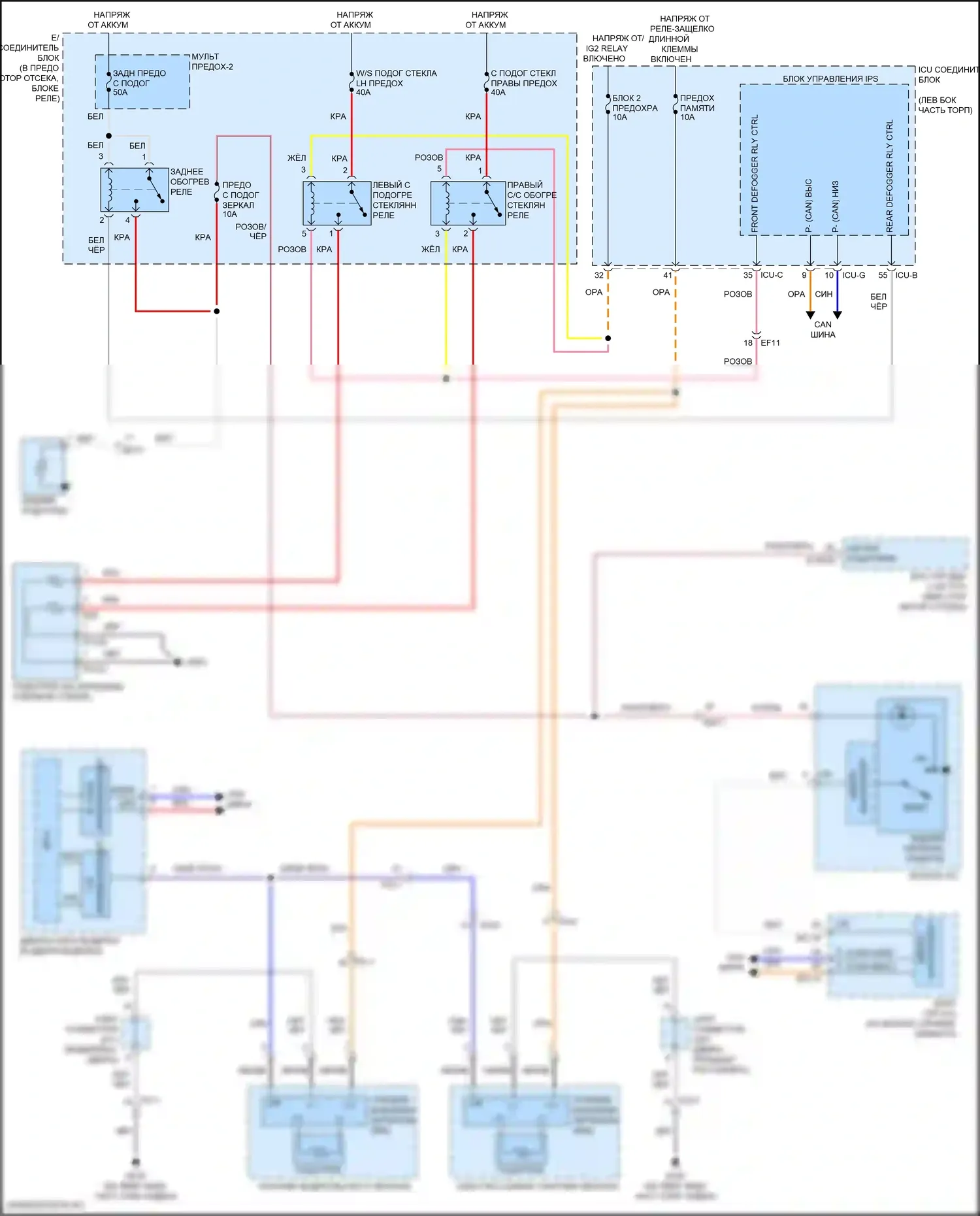 K5 Kia III (2019-2023): Размагничивает монтажную электросхему, с памятью 