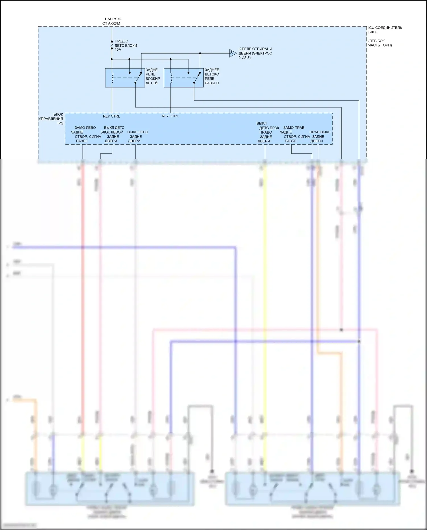 K5 Kia III (2019-2023): Электросхема защиты от взлома (3 из 3) 