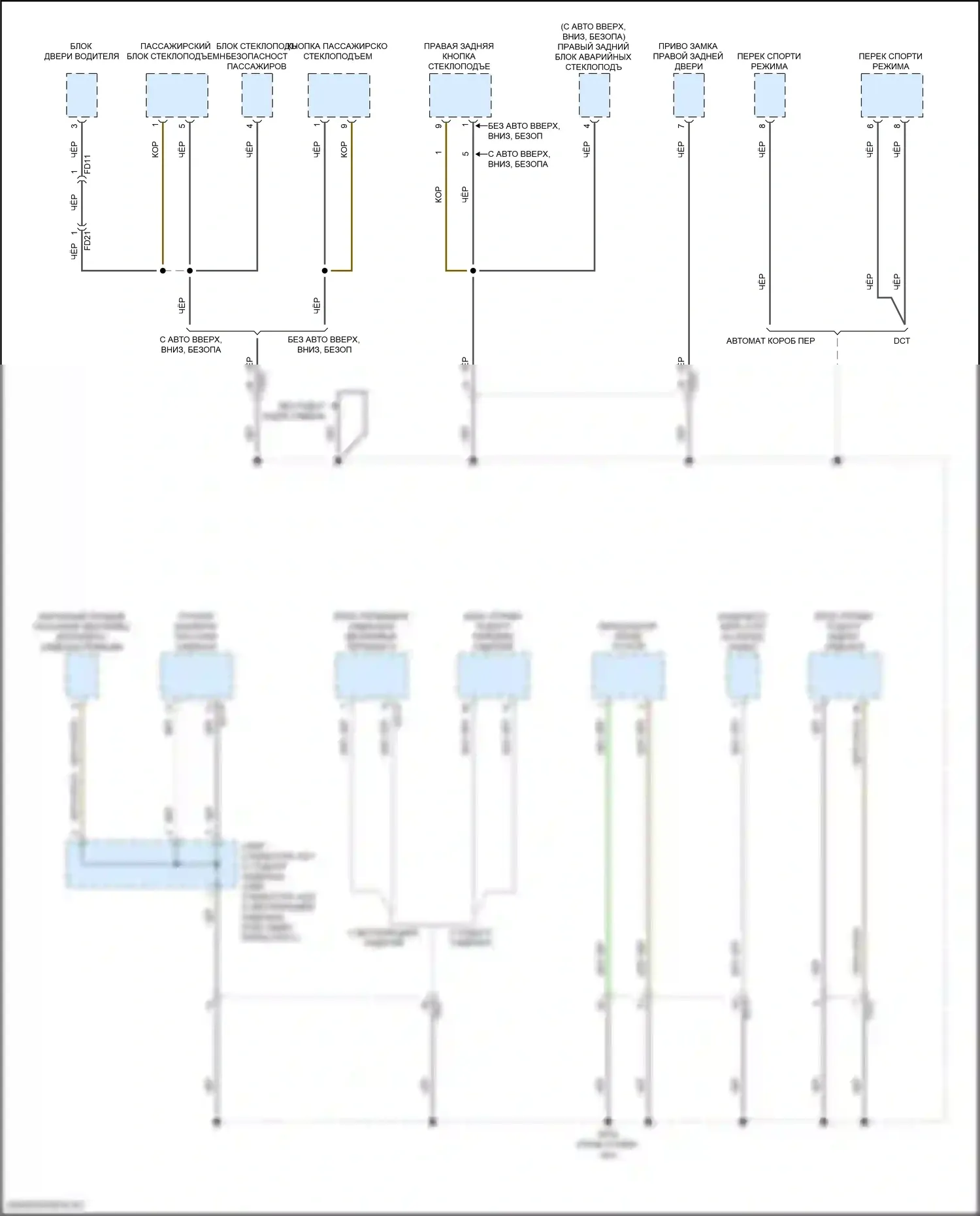 K5 Kia III (2019-2023): Электросхема разводки массы (5 из 6) 