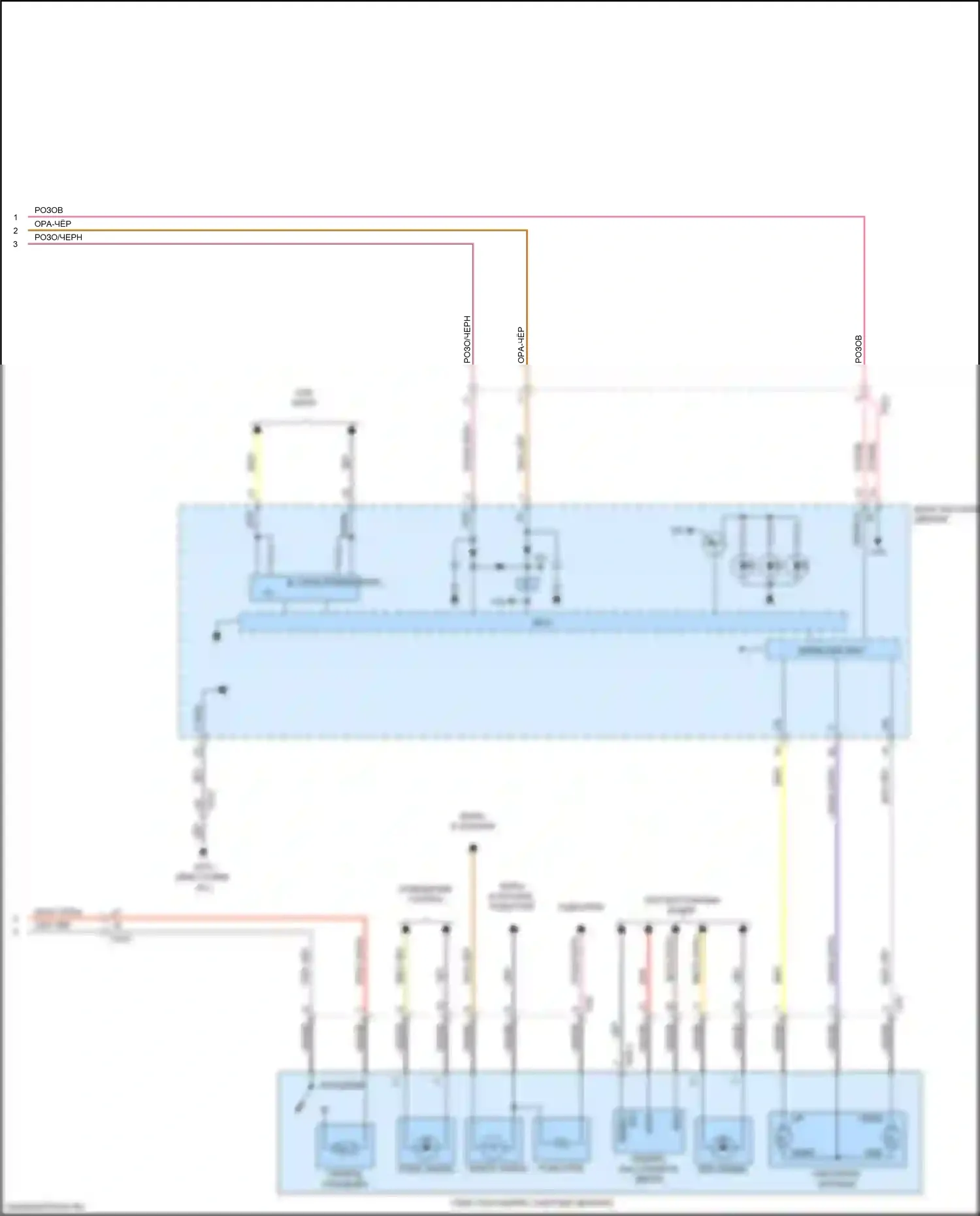 K7 Kia II (2016-2021): Электросхема зеркала питания (2 из 2) 