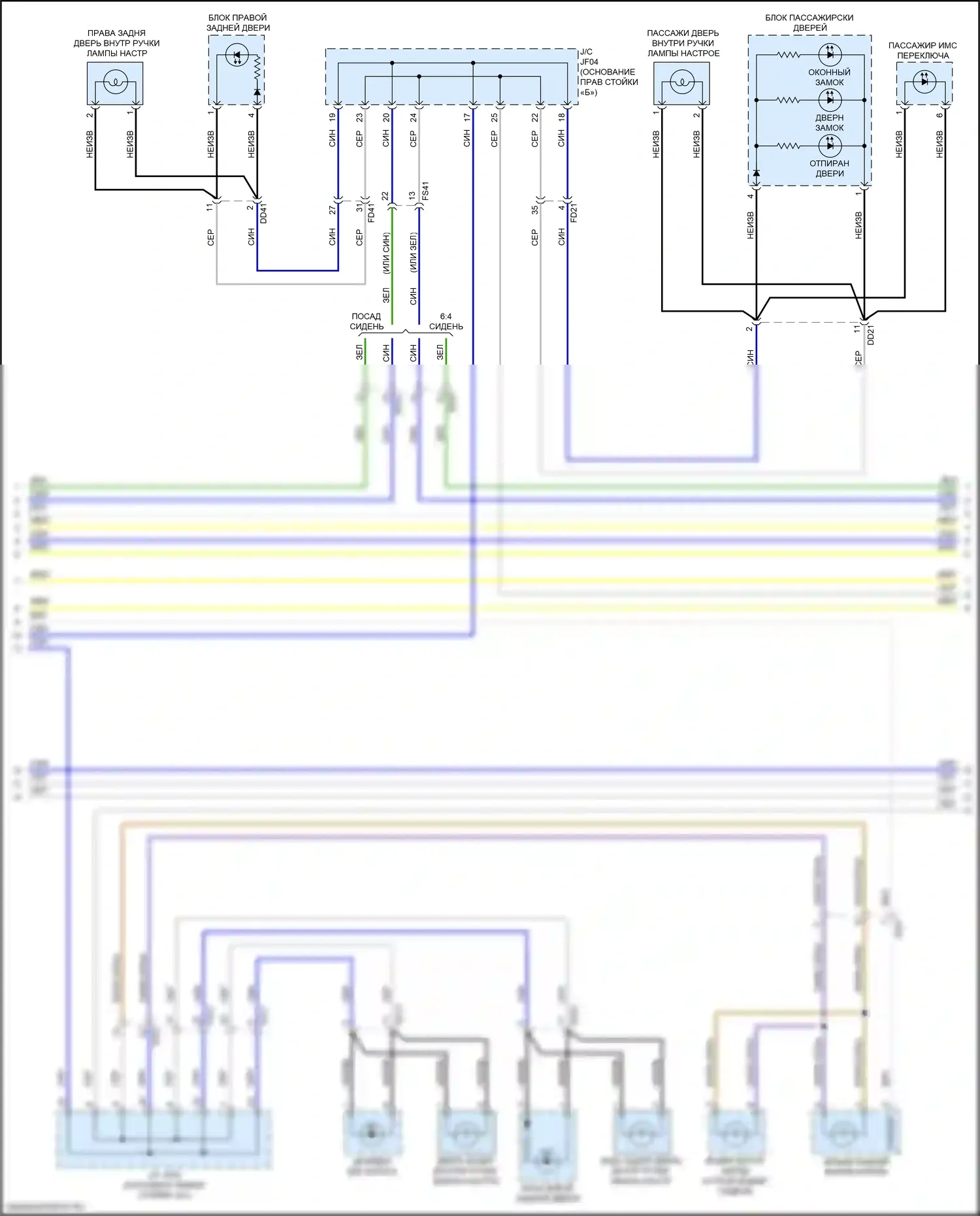 K9 Kia II (2018-2021): Электросхема подсветки приборной панели (3 из 5) 