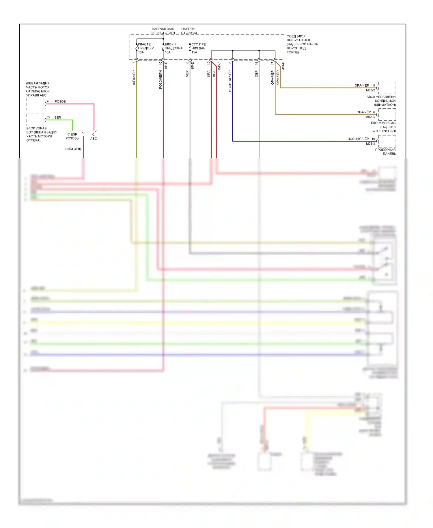 Optima Kia II рестайлинг (2008-2010): 2.7l, электросхема круиз-контроля (2 из 2) 