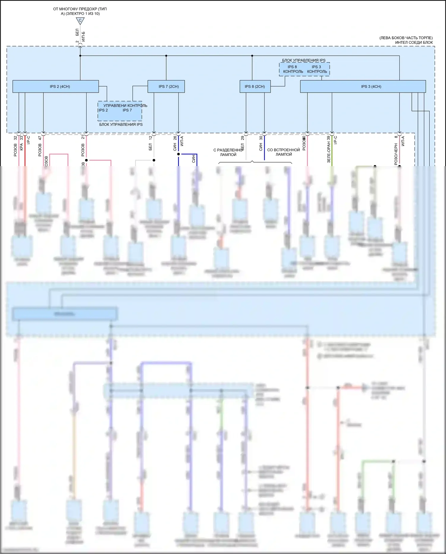 Optima Kia IV рестайлинг (2018-2020): 1.6л турбо, электросхема блока предохранителей реле (5 из 10) 
