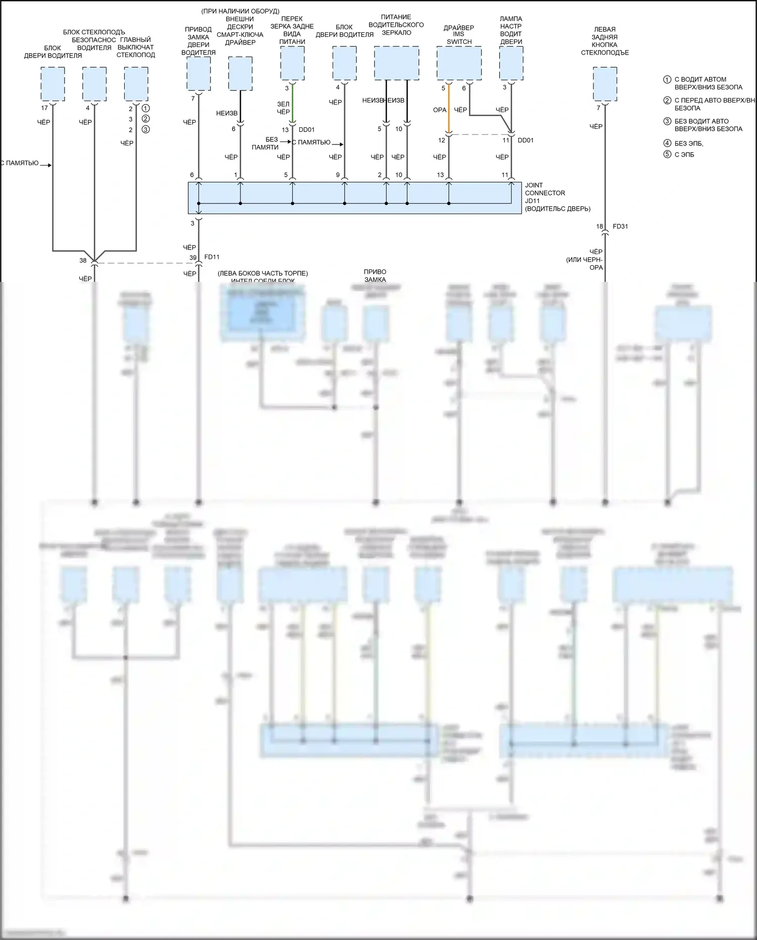 Optima Kia IV рестайлинг (2018-2020): 1,6л турбо, электросхема разводки массы (4 из 5) 