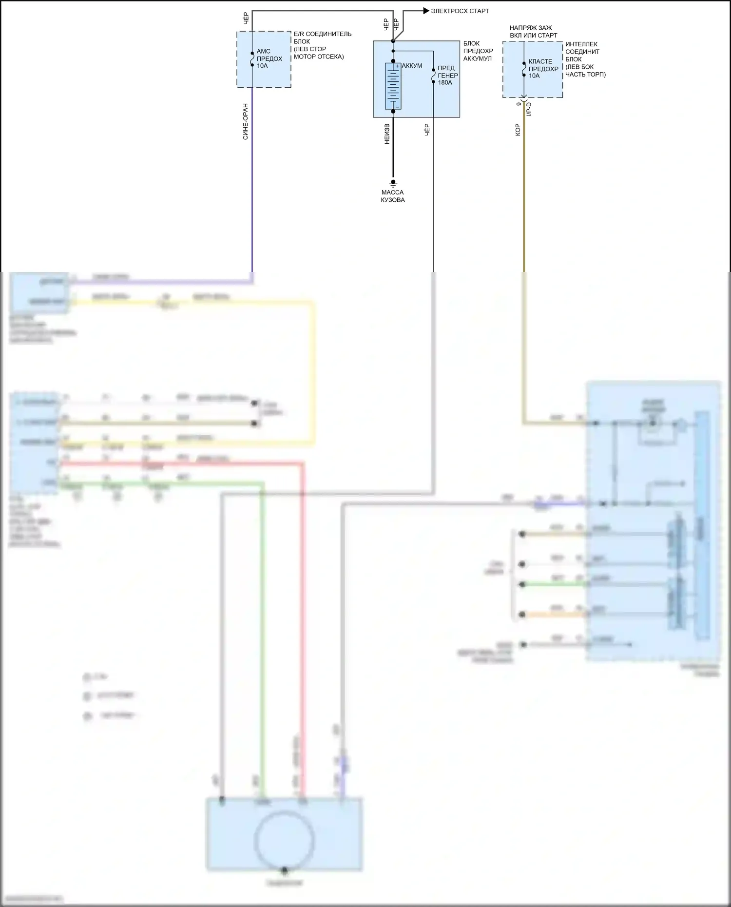Optima Kia IV (2015-2018): Электросхема генератора 