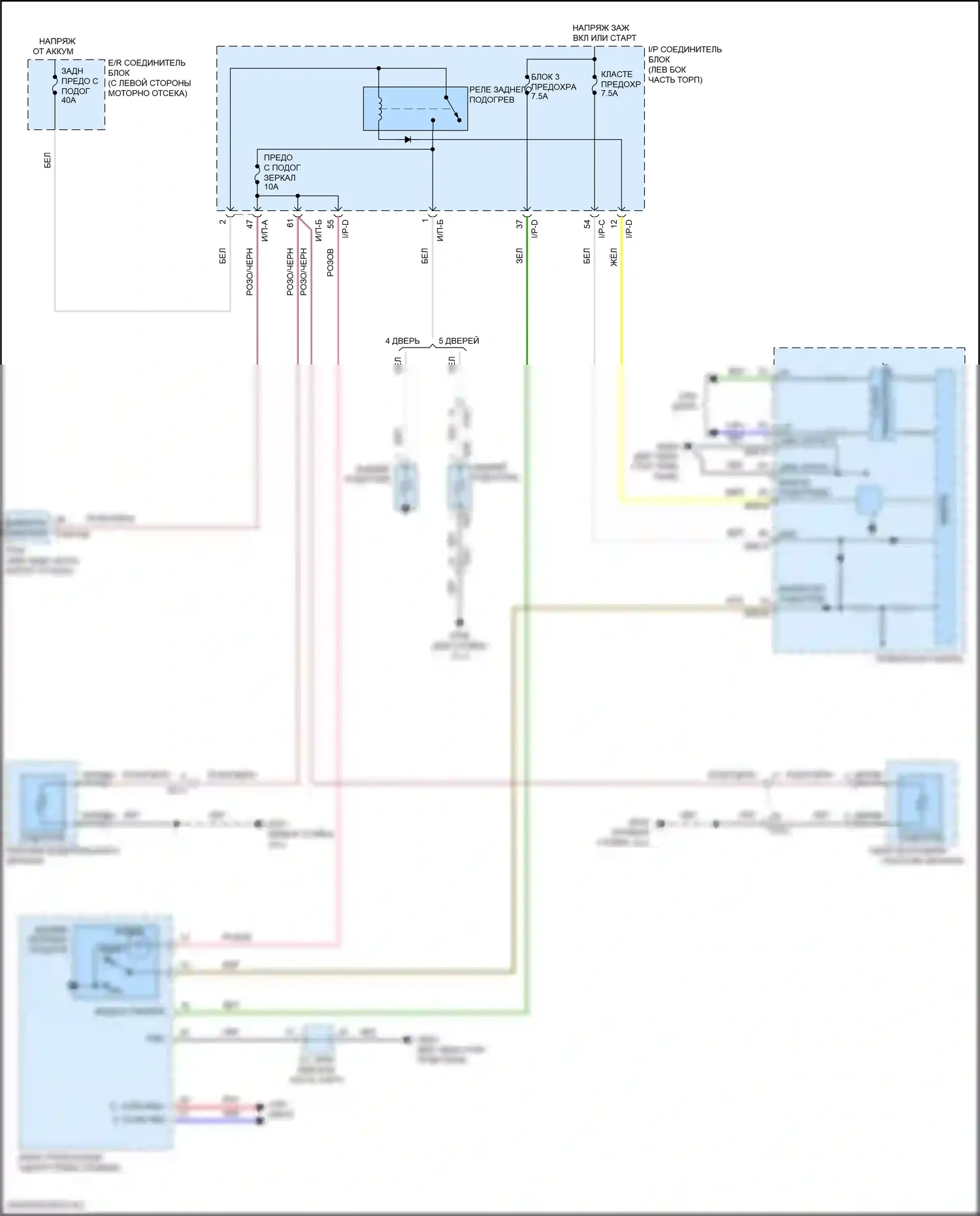 Rio X Kia I (2020-2024): Размагничивает монтажную электросхему, без автоматического подогрева 