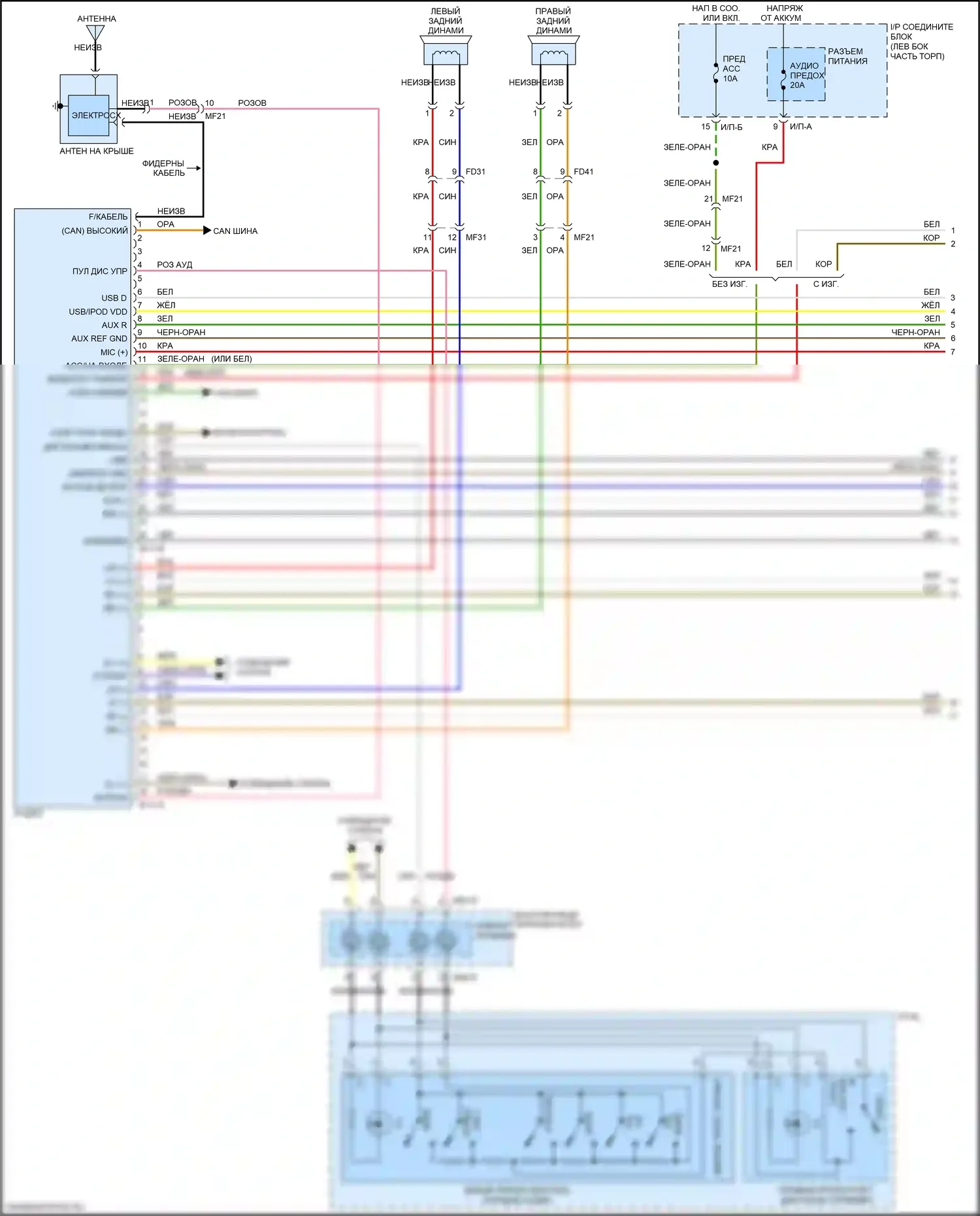 Rio Kia III рестайлинг (2015-2017): Магнитола, без навигации и бристоль (1 из 2) 