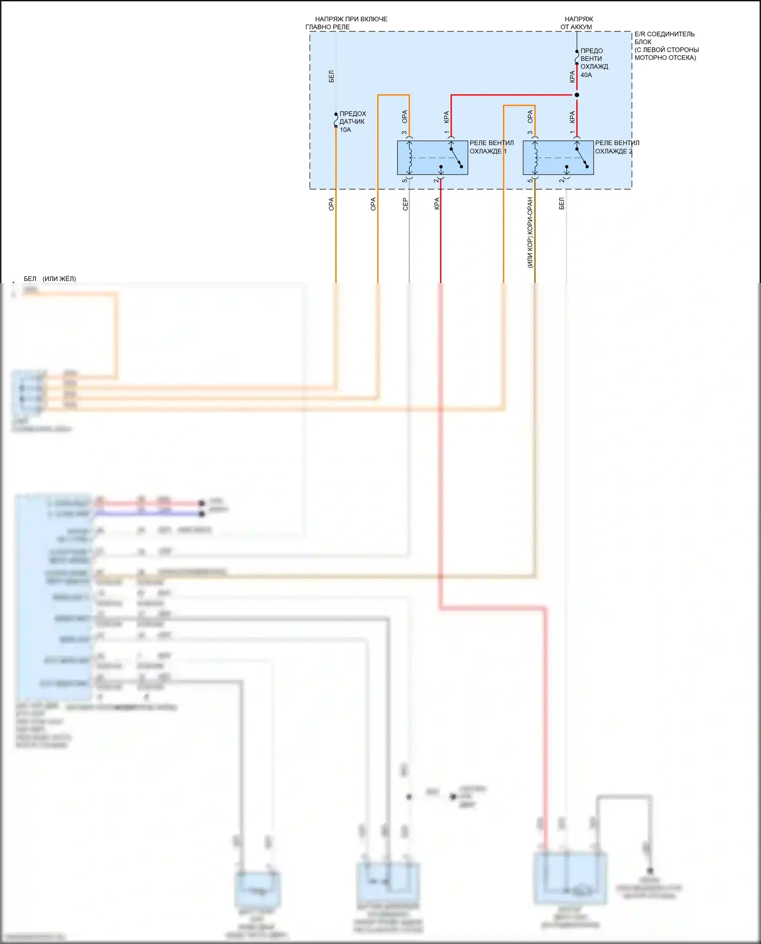 Rio Kia IV (2017-2020): Электросхема климат контроля (4 из 4) 
