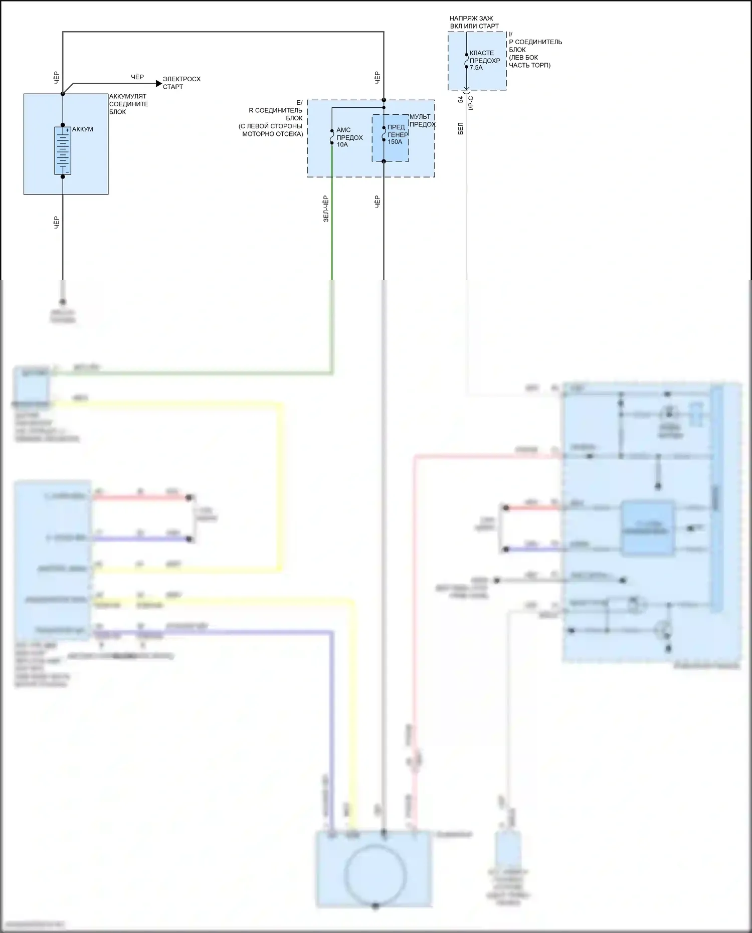Rio Kia IV (2017-2020): Электросхема генератора 