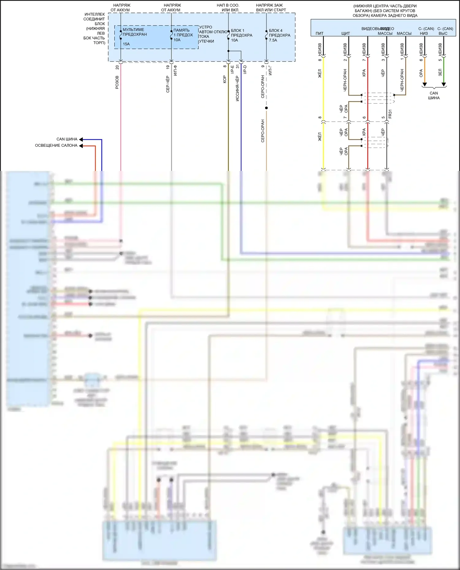 Sedona Kia III (2014-2020): Магнитола, без навигации и дисплея, с усилителем (1 из 4) 