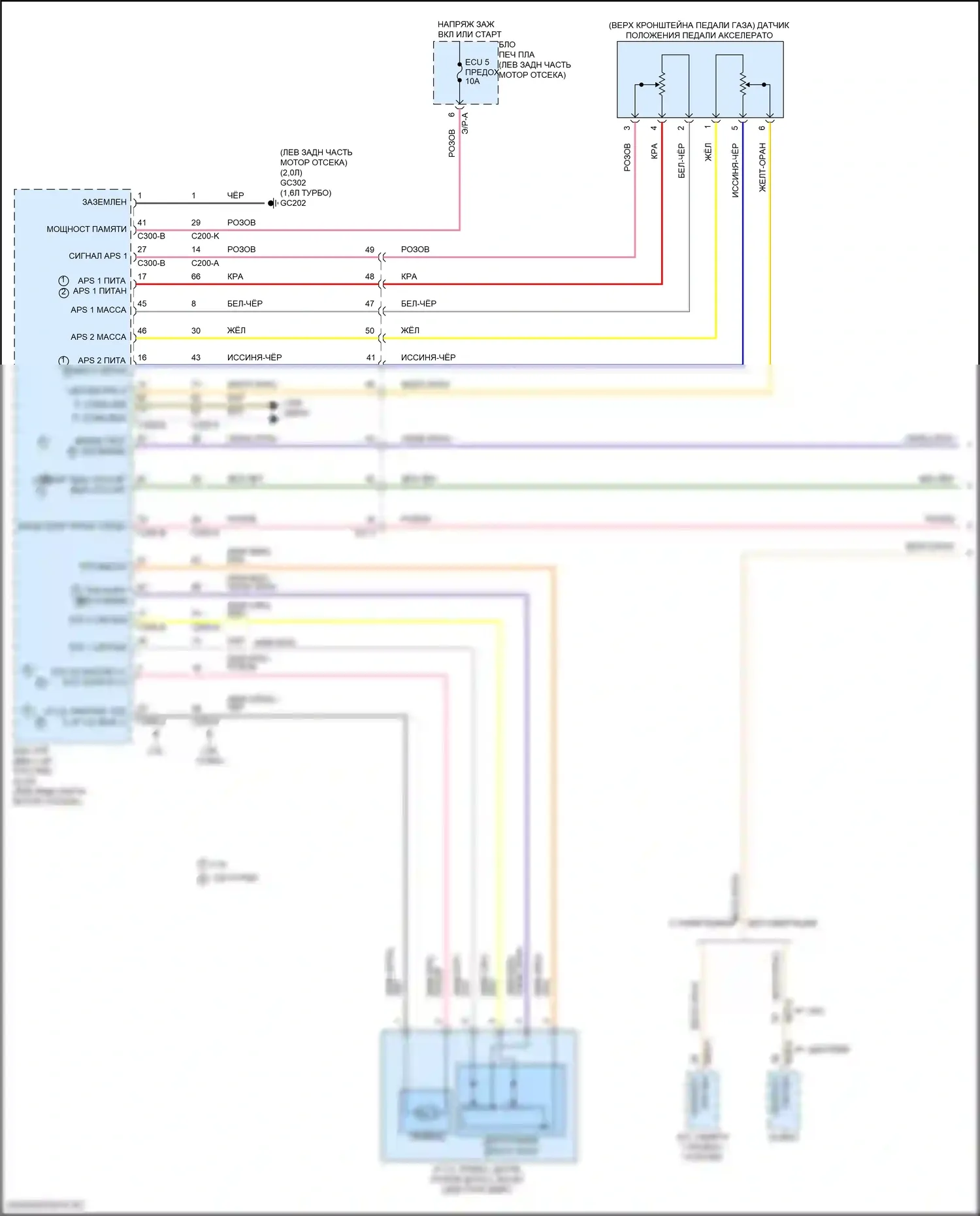 Seltos Kia I рестайлинг (2022-2024): Электросхема круиз-контроля (1 из 3) 