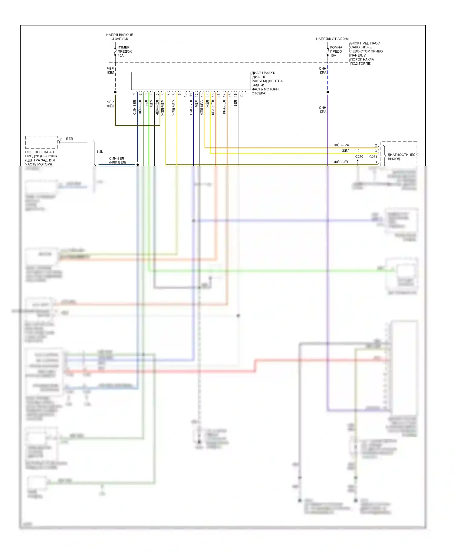 Sephia Kia I рестайлинг (1994-1998): Can шина 