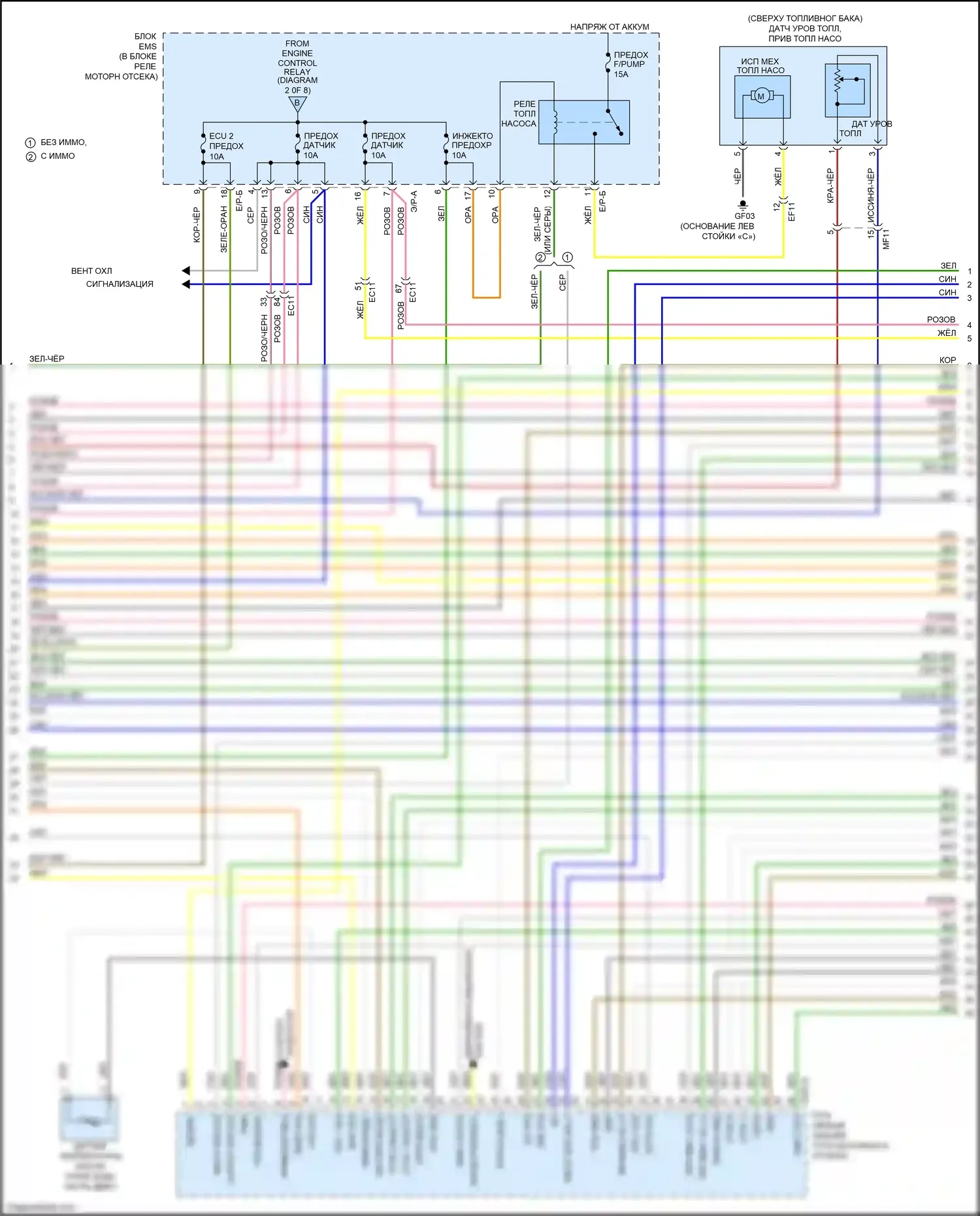 Sorento Prime Kia III (2014-2017): Электросхема двигателя 3.3l (5 из 8) 
