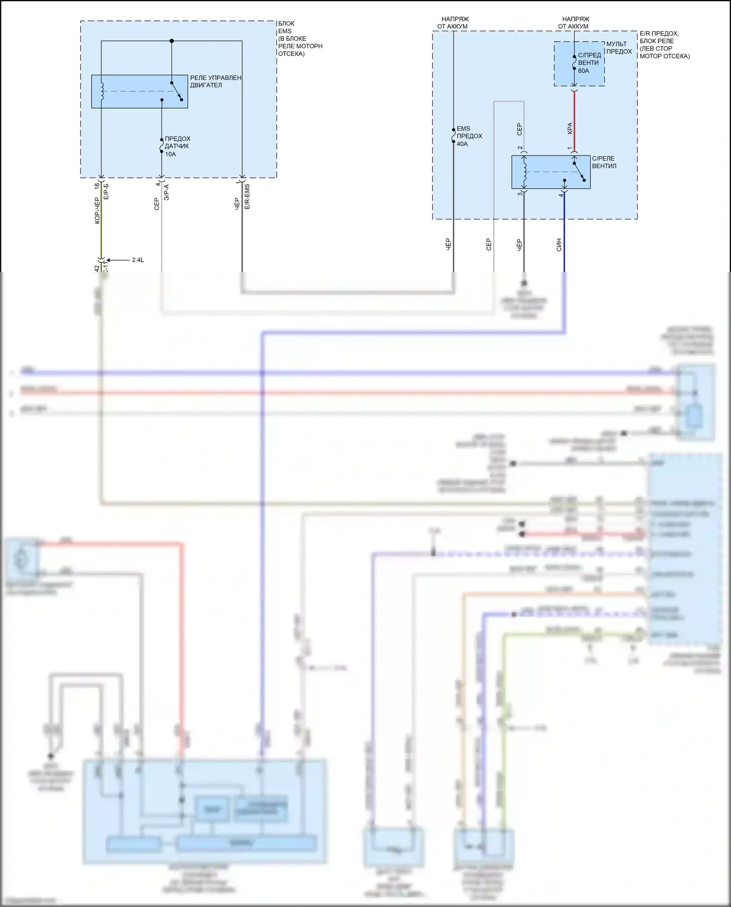 Sorento Prime Kia III (2014-2017): Электросхема климат контроля (3 из 3) 