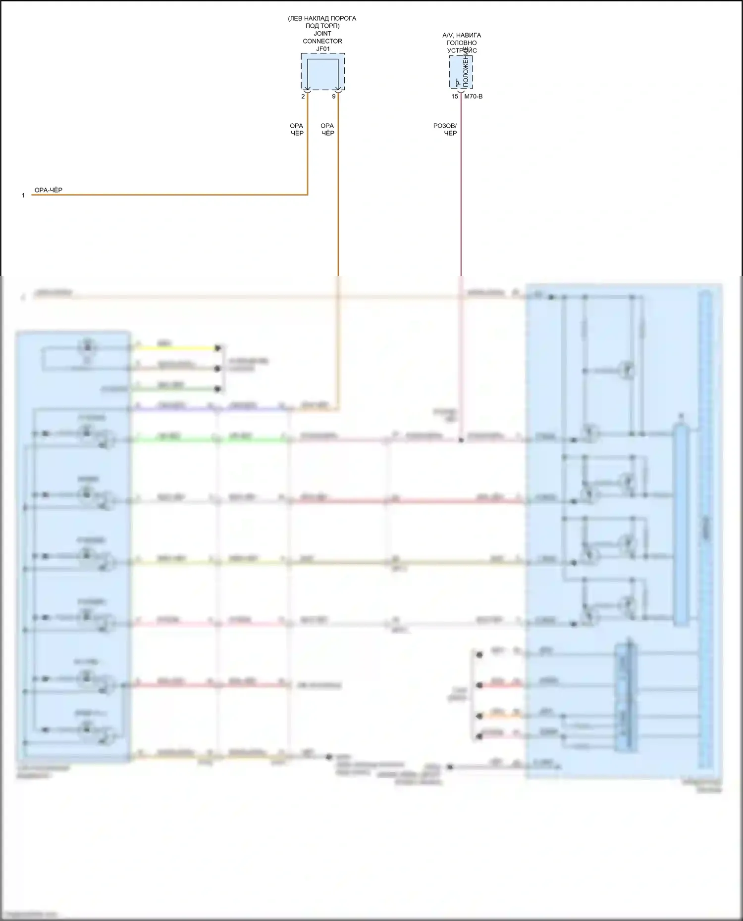 Sorento Prime Kia III (2014-2017): 2.4л, электросхема акпп (2 из 2) 