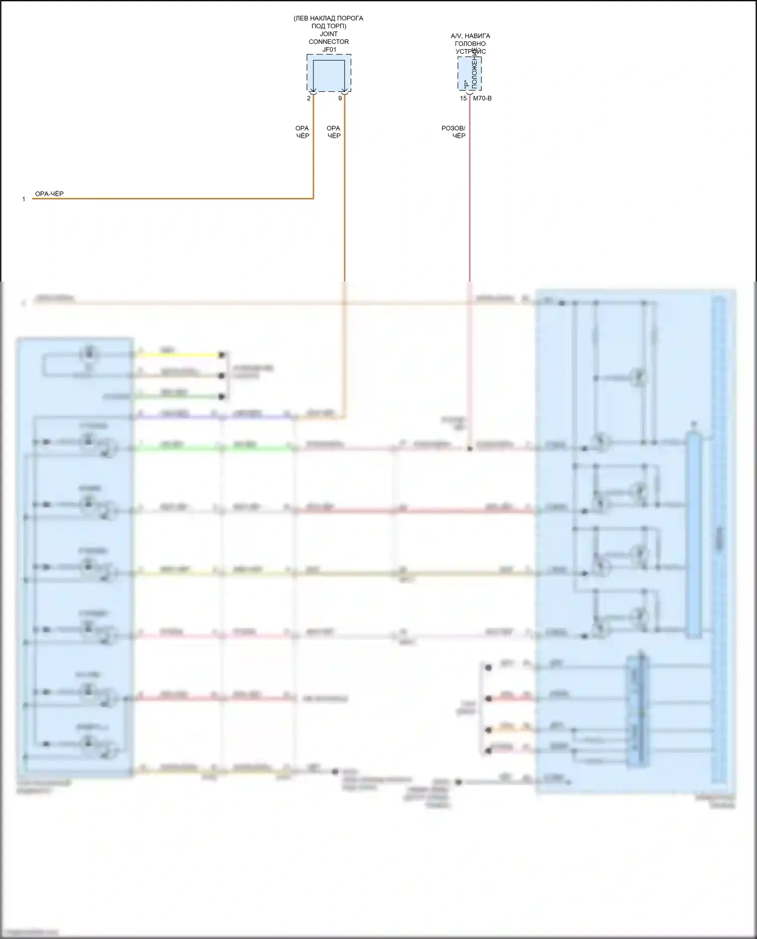 Sorento Prime Kia III (2014-2017): 3.3л, электросхема акпп (2 из 2) 