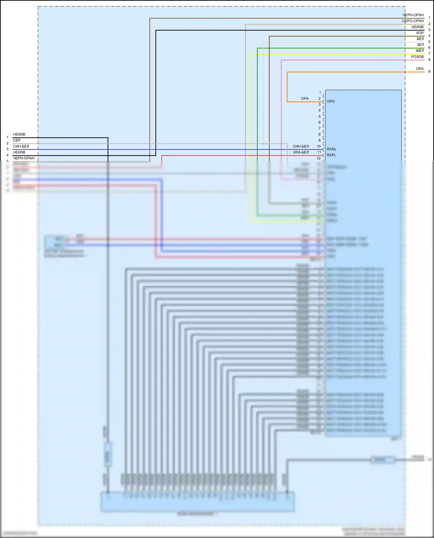 Sorento Kia IV рестайлинг (2023-2024): Электросхема двигателя 1.6l turbo plug-in hybrid, электросхема гибридного управления (9 из 12) 
