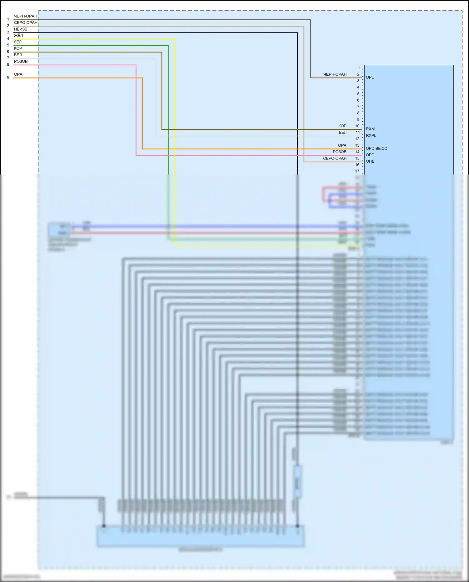 Sorento Kia IV рестайлинг (2023-2024): Электросхема двигателя 1.6l турбо подключаемый гибрид, гибридная электросхема управления (12 из 12) 