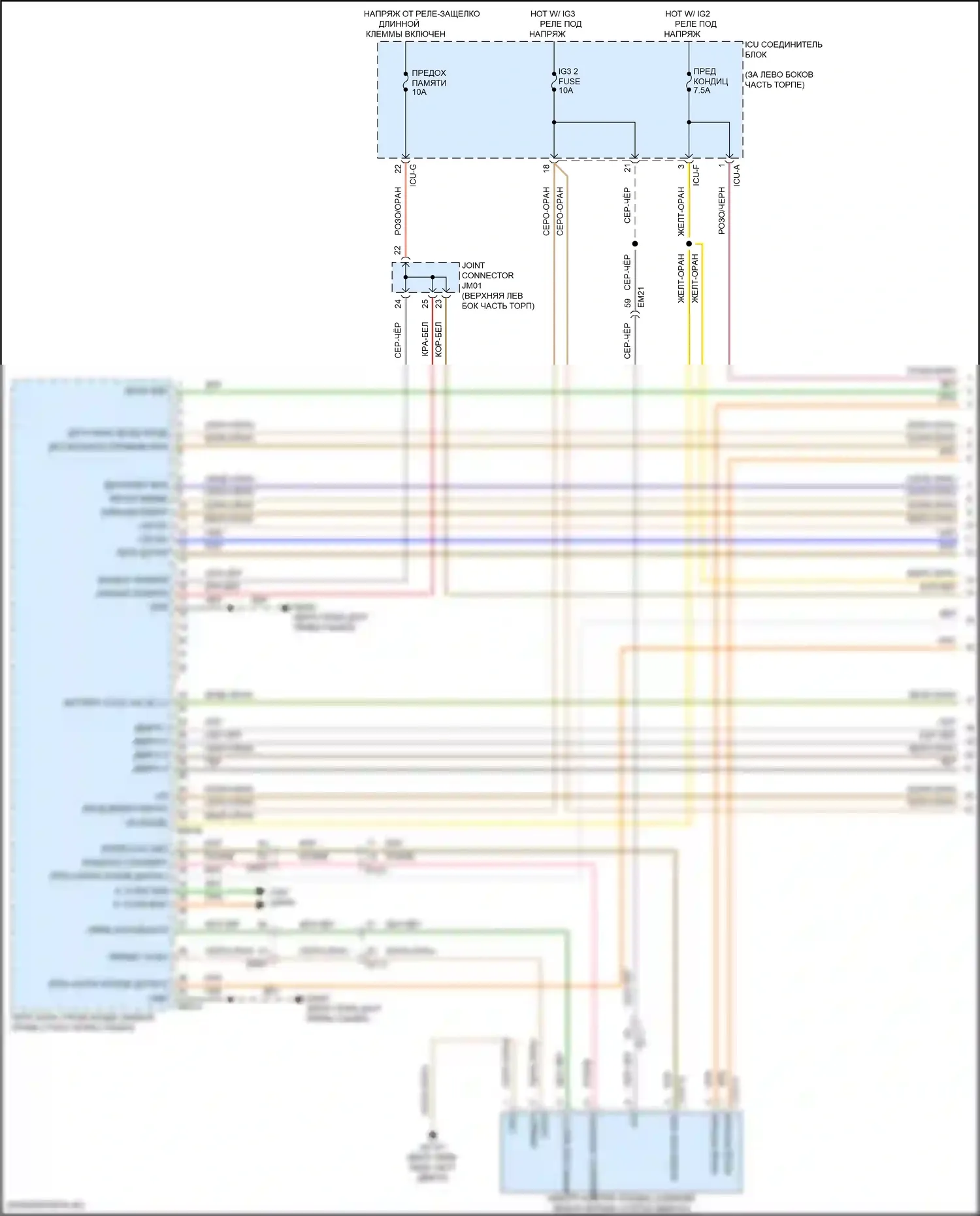 Sorento Kia IV рестайлинг (2023-2024): 1,6-литровый турбо-подключаемый гибрид, электросхема климат контроля (1 из 7) 