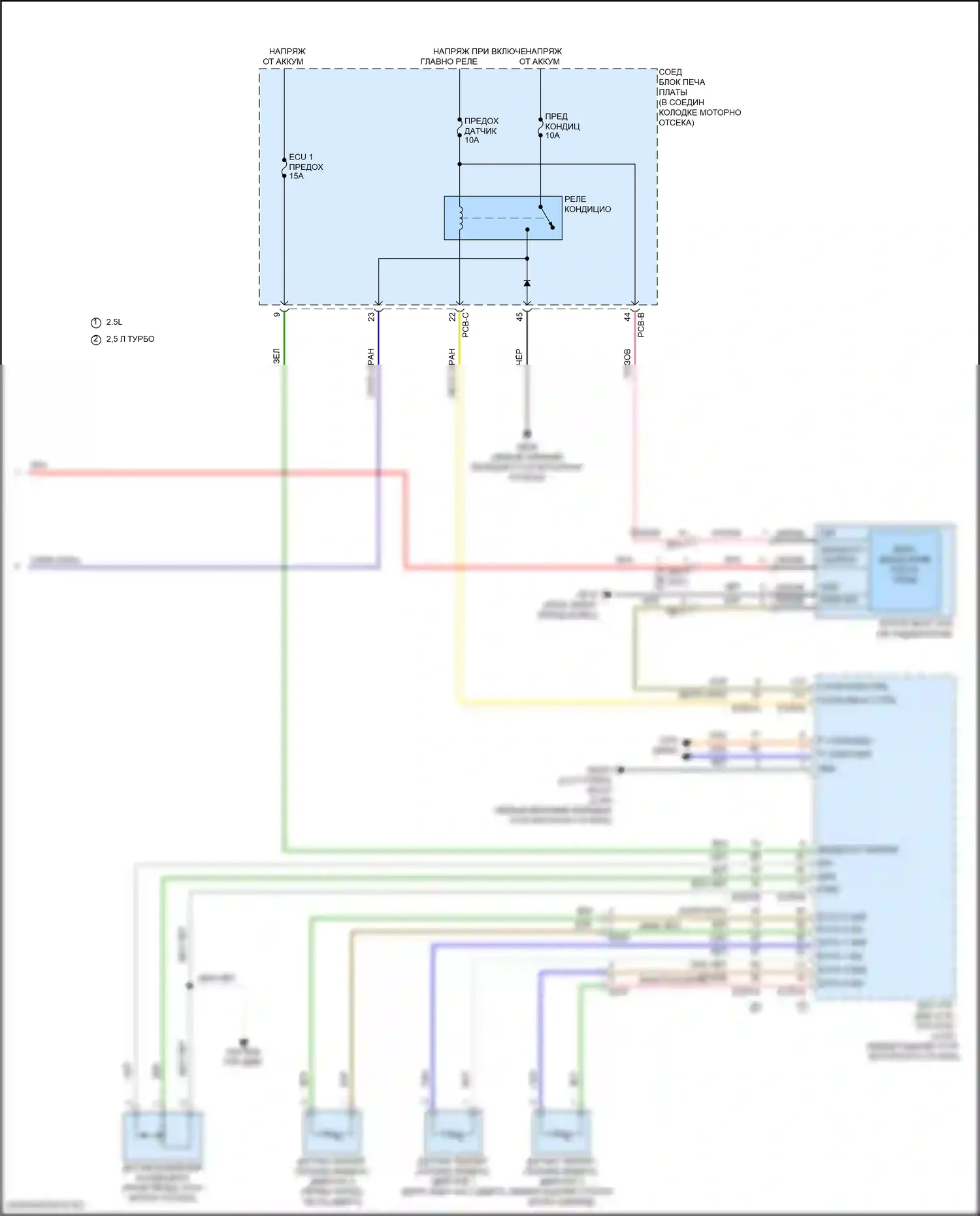 Sorento Kia IV рестайлинг (2023-2024): 2.5л турбо, автоматическая электросхема кондиционера (5 из 5) 