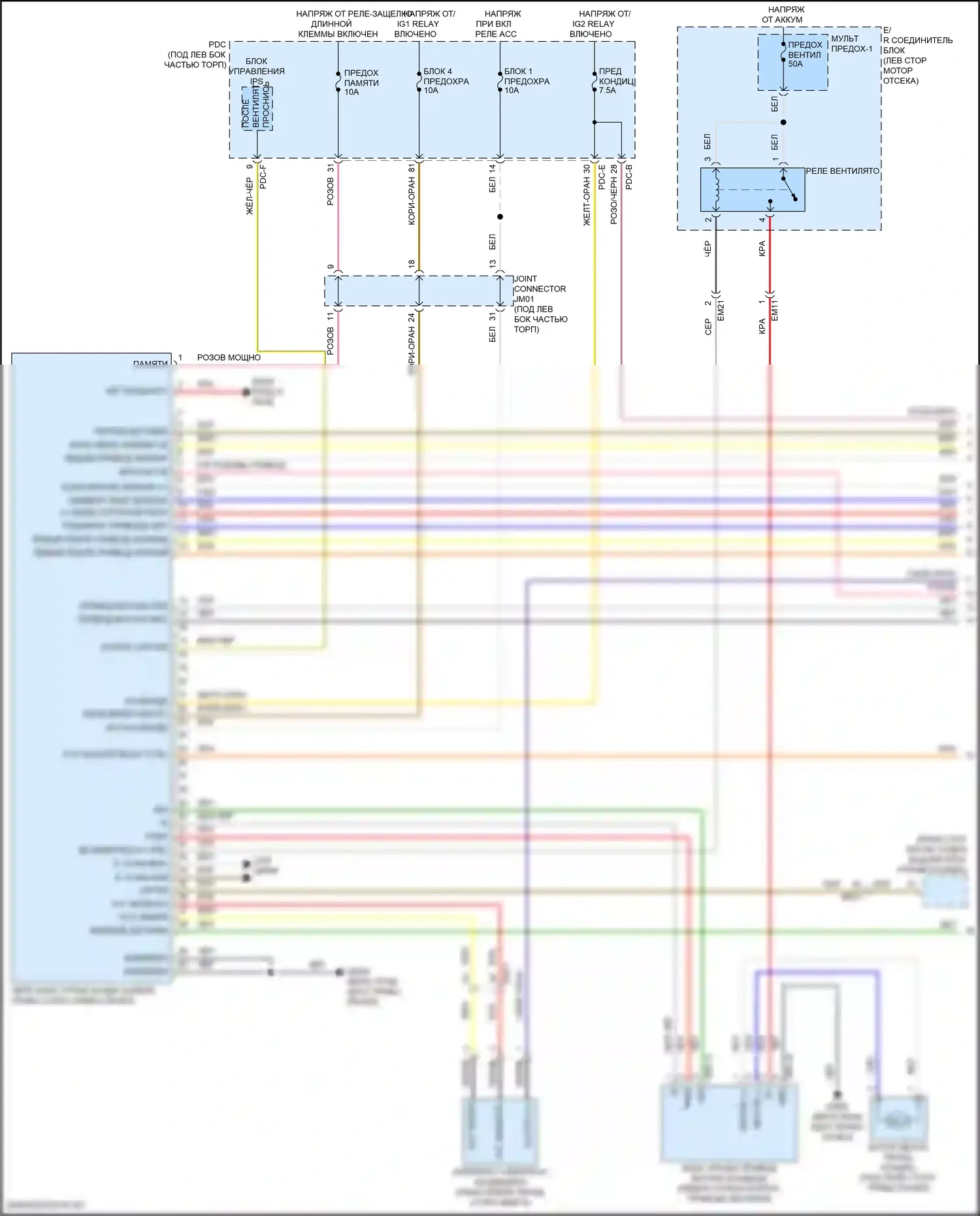 Sorento Kia IV рестайлинг (2023-2024): 2.5л, электросхема ручного кондиционера (1 из 4) 