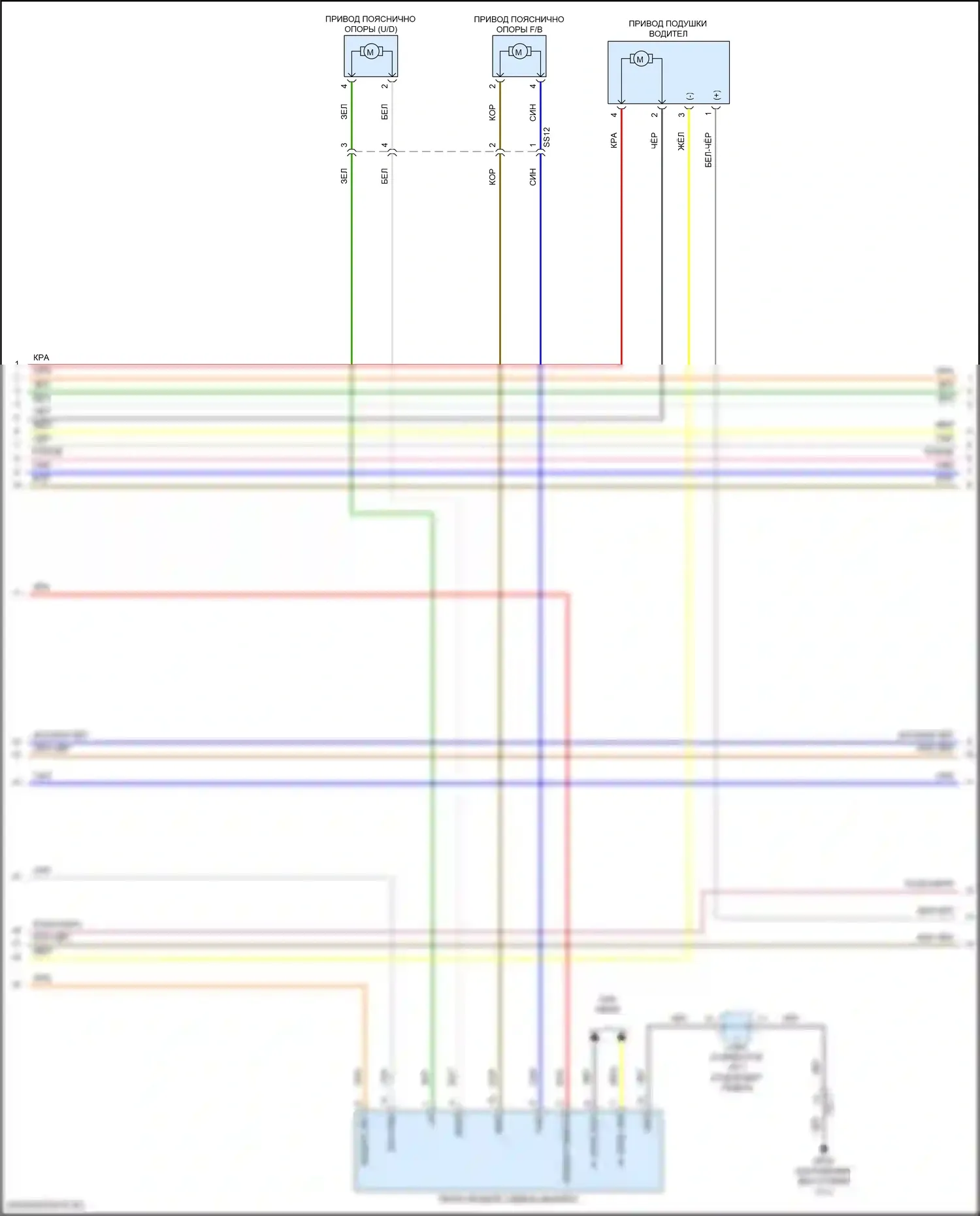 Sorento Kia IV рестайлинг (2023-2024): Электросхема сиденья памяти, ожидаемый гибрид (2 из 3) 