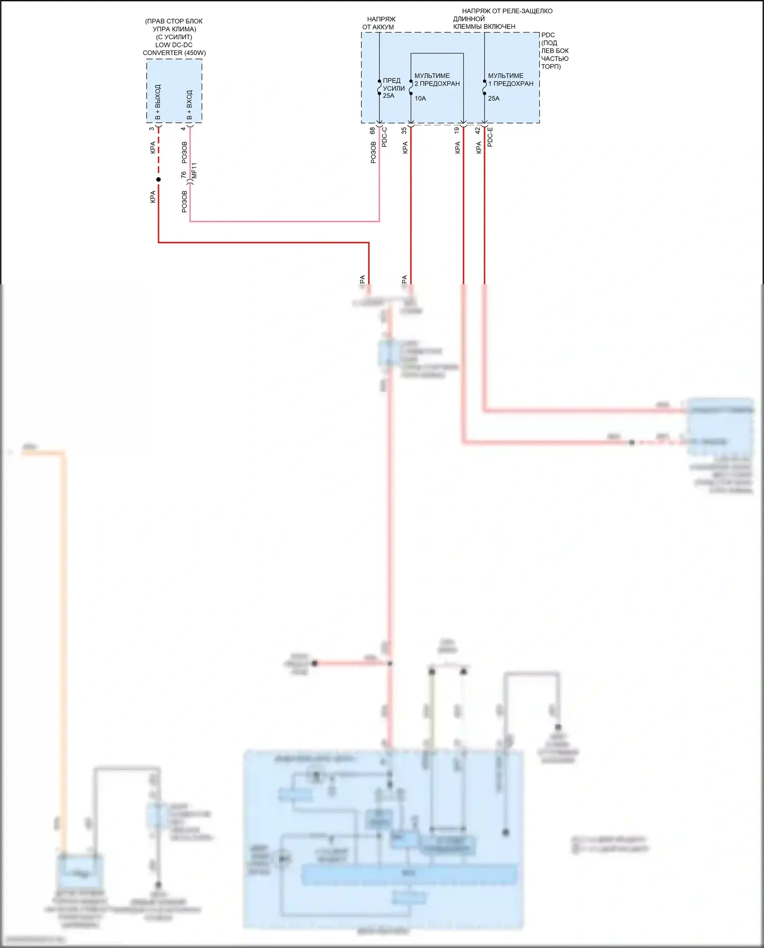 Sorento Kia IV рестайлинг (2023-2024): Электросхема, кроме гибридной (3 из 3) 