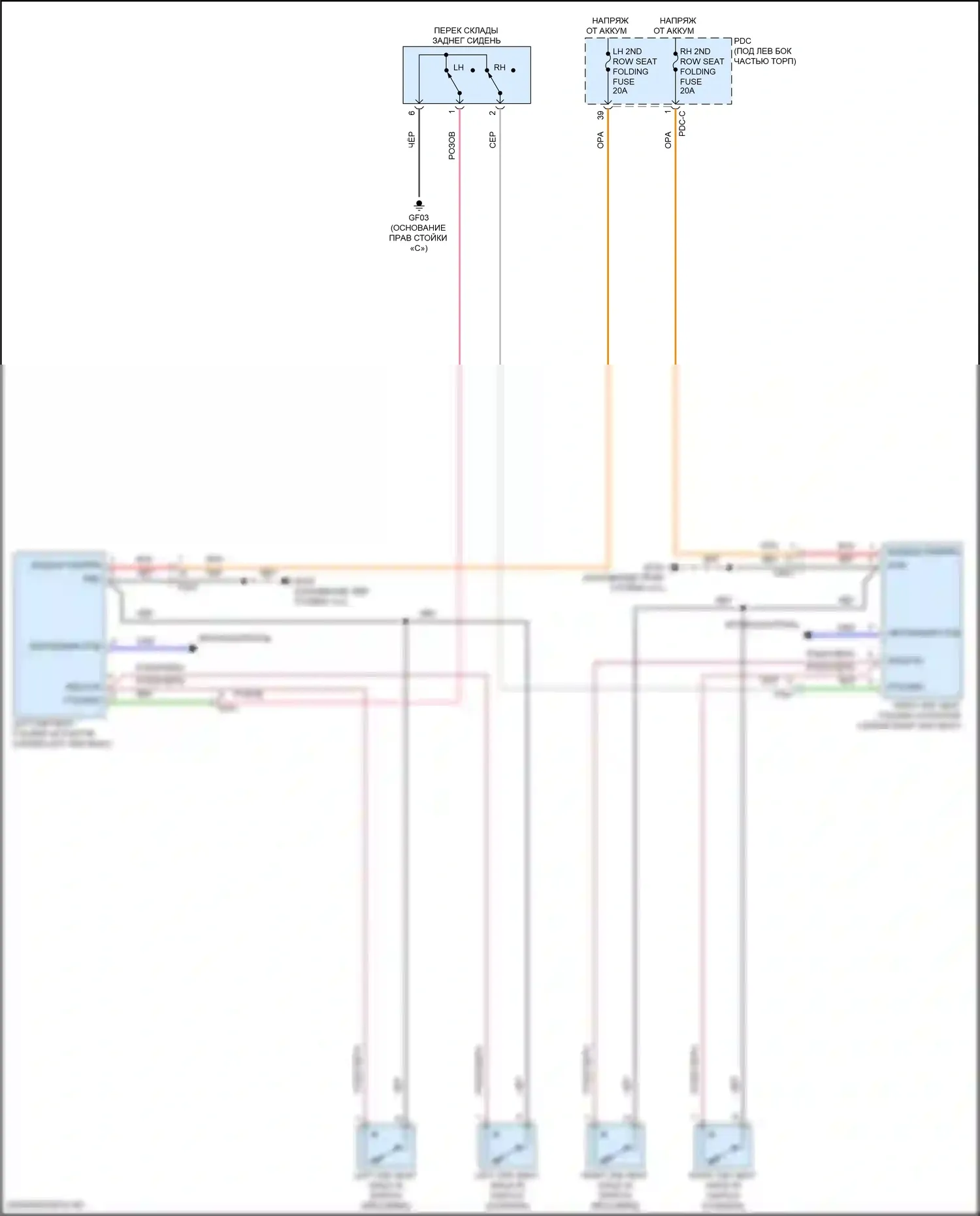 Sorento Kia IV рестайлинг (2023-2024): Электросхема складного сиденья второго ряда, ожидаемый гибрид 