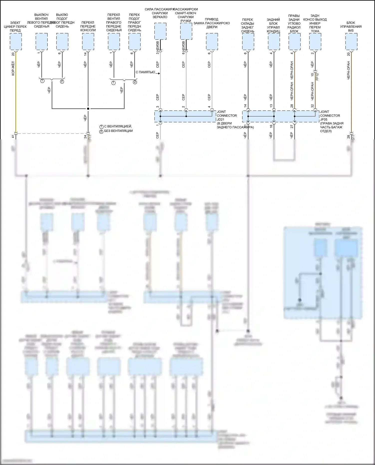 Sorento Kia IV рестайлинг (2023-2024): Электросхема разводки массы, гибридная (8 из 8) 