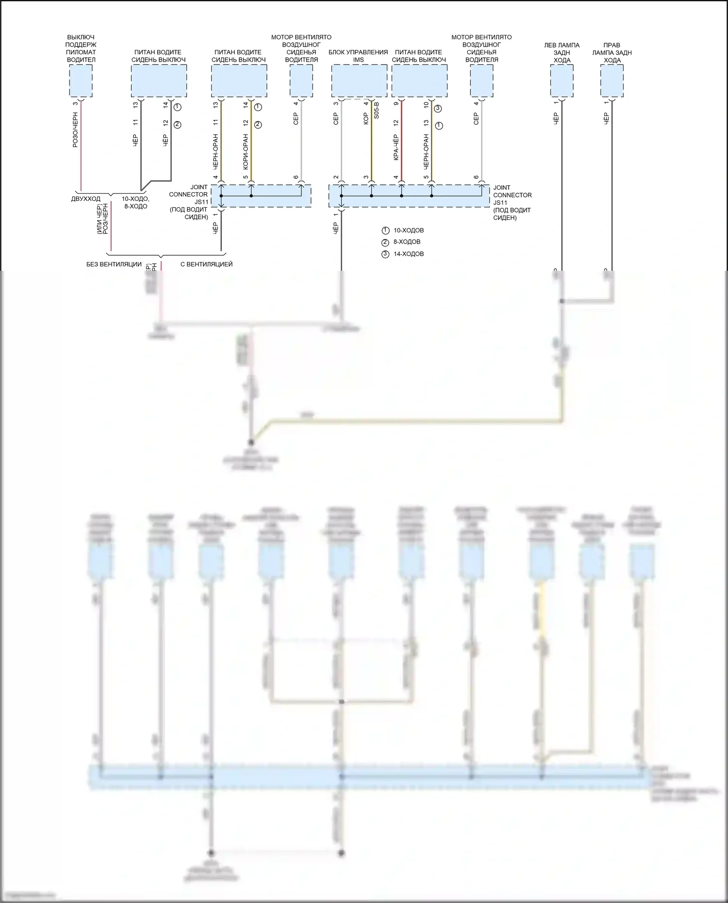 Sorento Kia IV (2020-2024): Электросхема разводки массы, гибридная (1 из 7) 