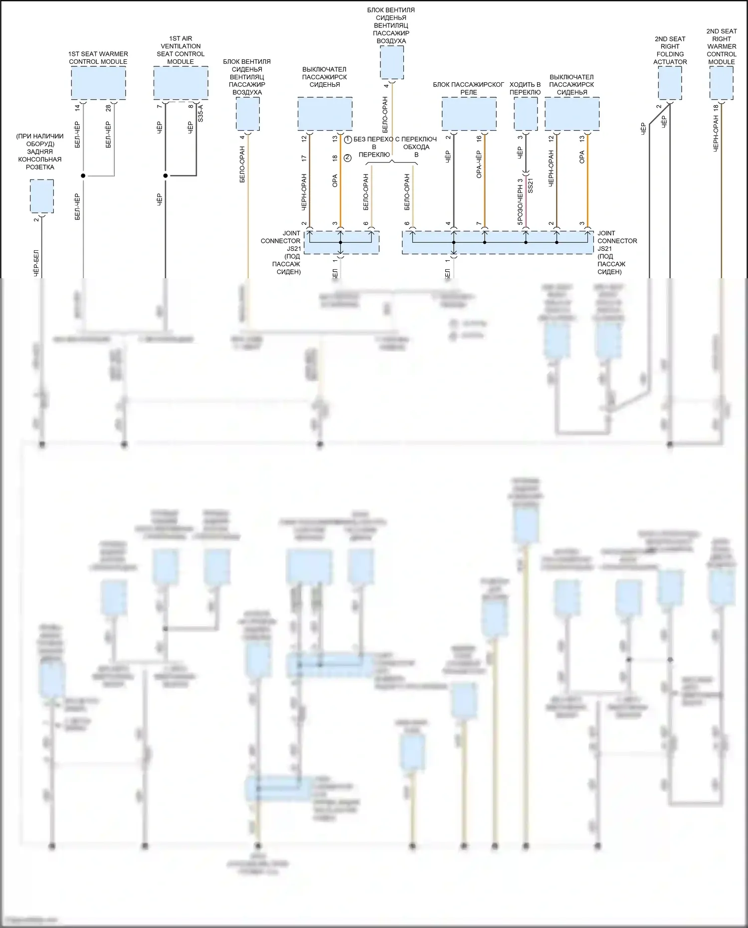 Sorento Kia IV (2020-2024): Электросхема разводки массы, гибридная (7 из 7) 