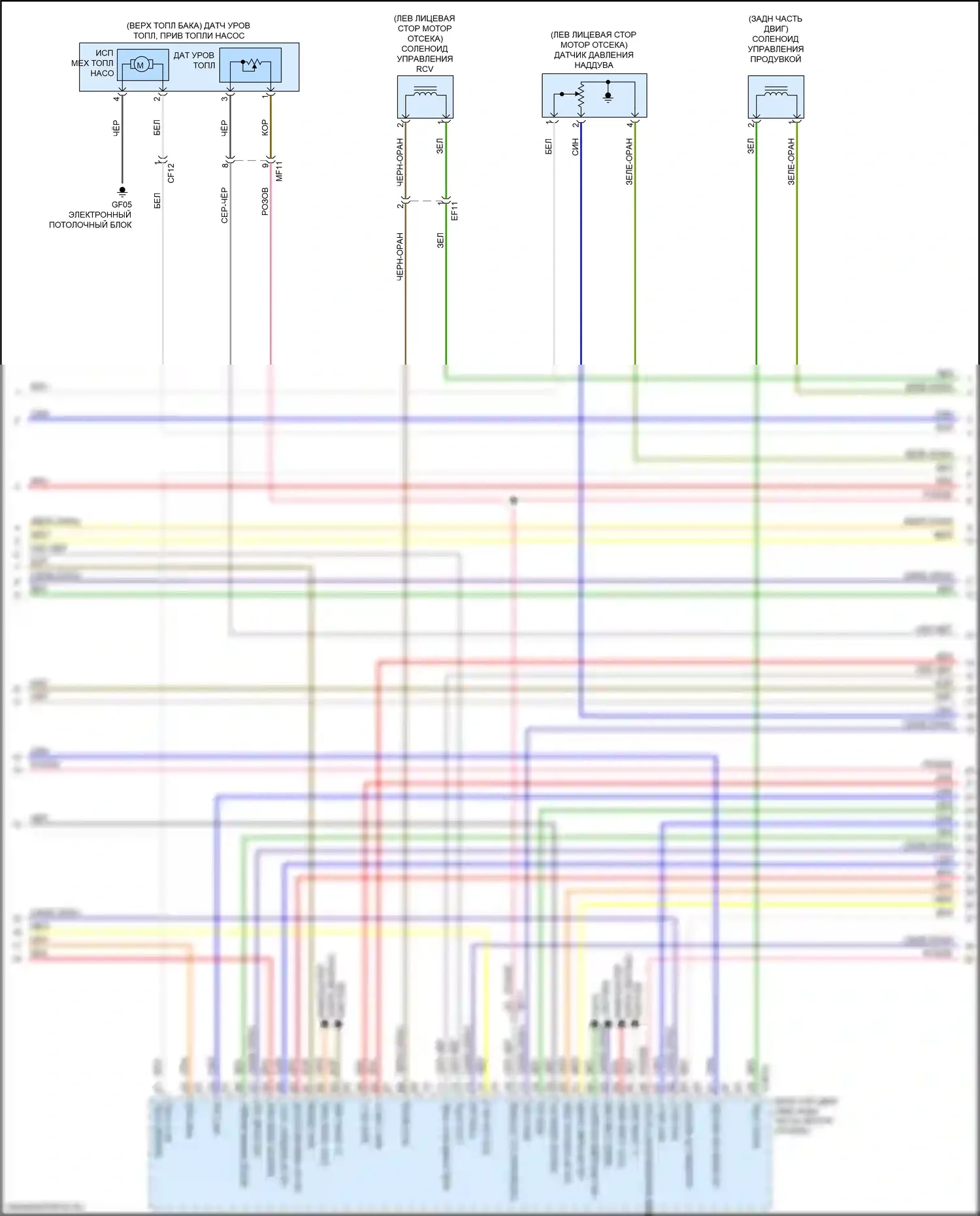 Soul Kia II рестайлинг (2016-2019): Электросхема двигателя 1,6л турбо (3 из 6) 