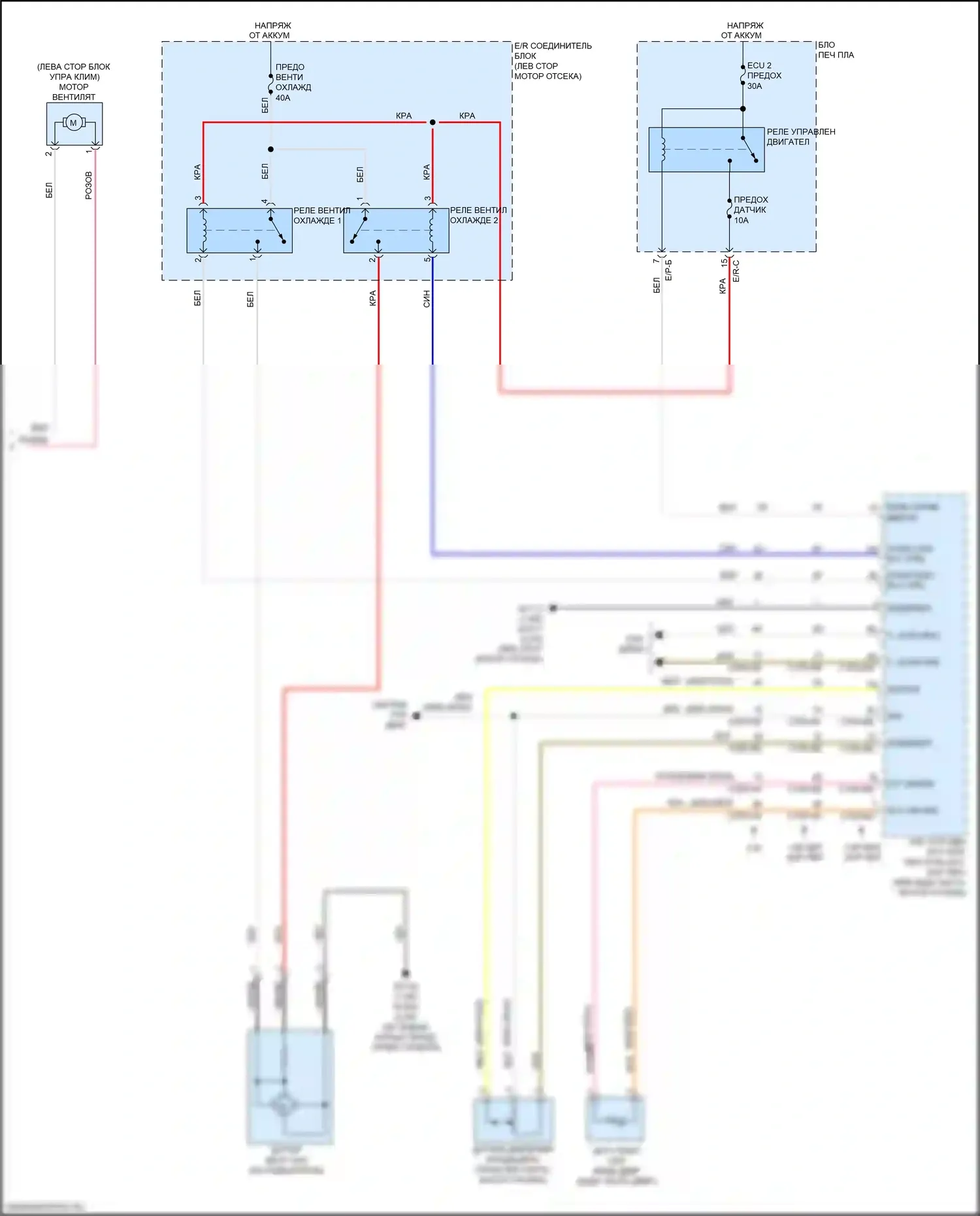 Soul Kia II рестайлинг (2016-2019): 2.0л, электросхема климат контроля (3 из 3) 