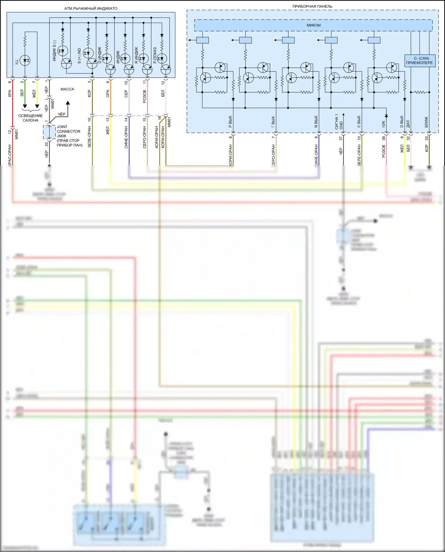 Soul Kia II рестайлинг (2016-2019): 1,6л турбо, электросхема коробки передач (2 из 3) 
