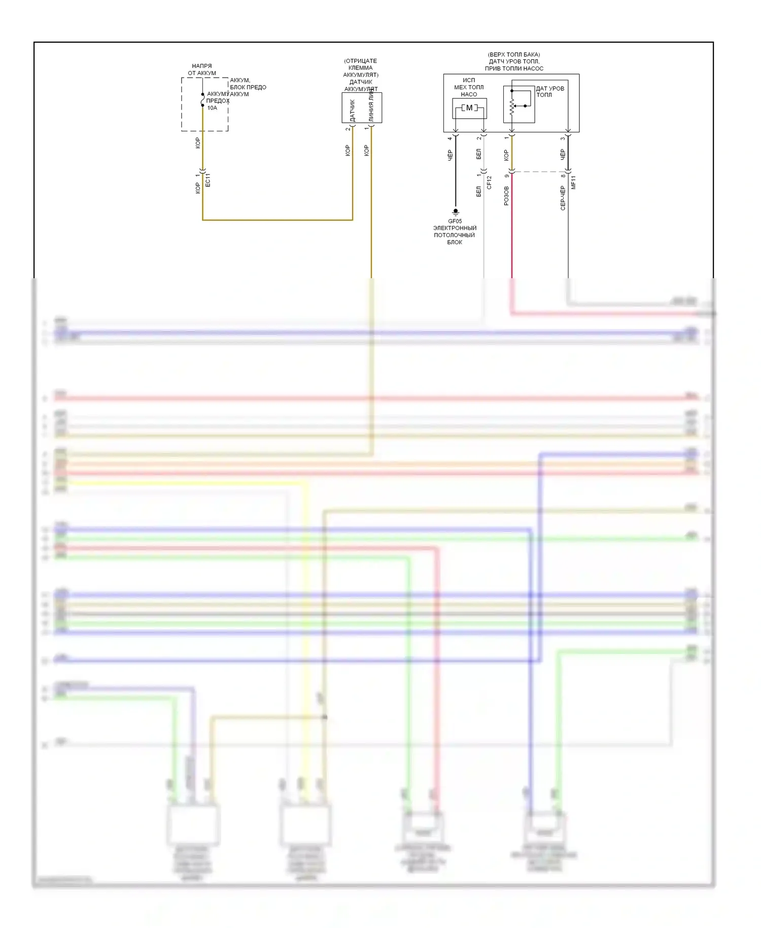 Soul Kia II (2013-2016): Электросхема двигателя 1.6l, электросхема управления mfi, ручной коробки передач (2 из 6) 