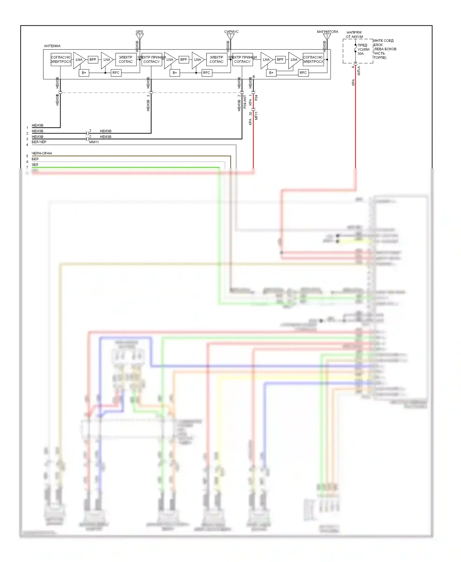 Soul Kia II (2013-2016): Магнитола, без навигации, с уво и усилителем (3 из 3) 