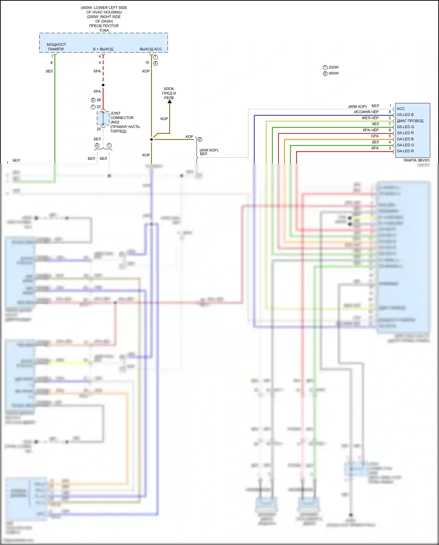 Soul Kia III рестайлинг (2022-2024): Электросхема освещения салона (3 из 3) 