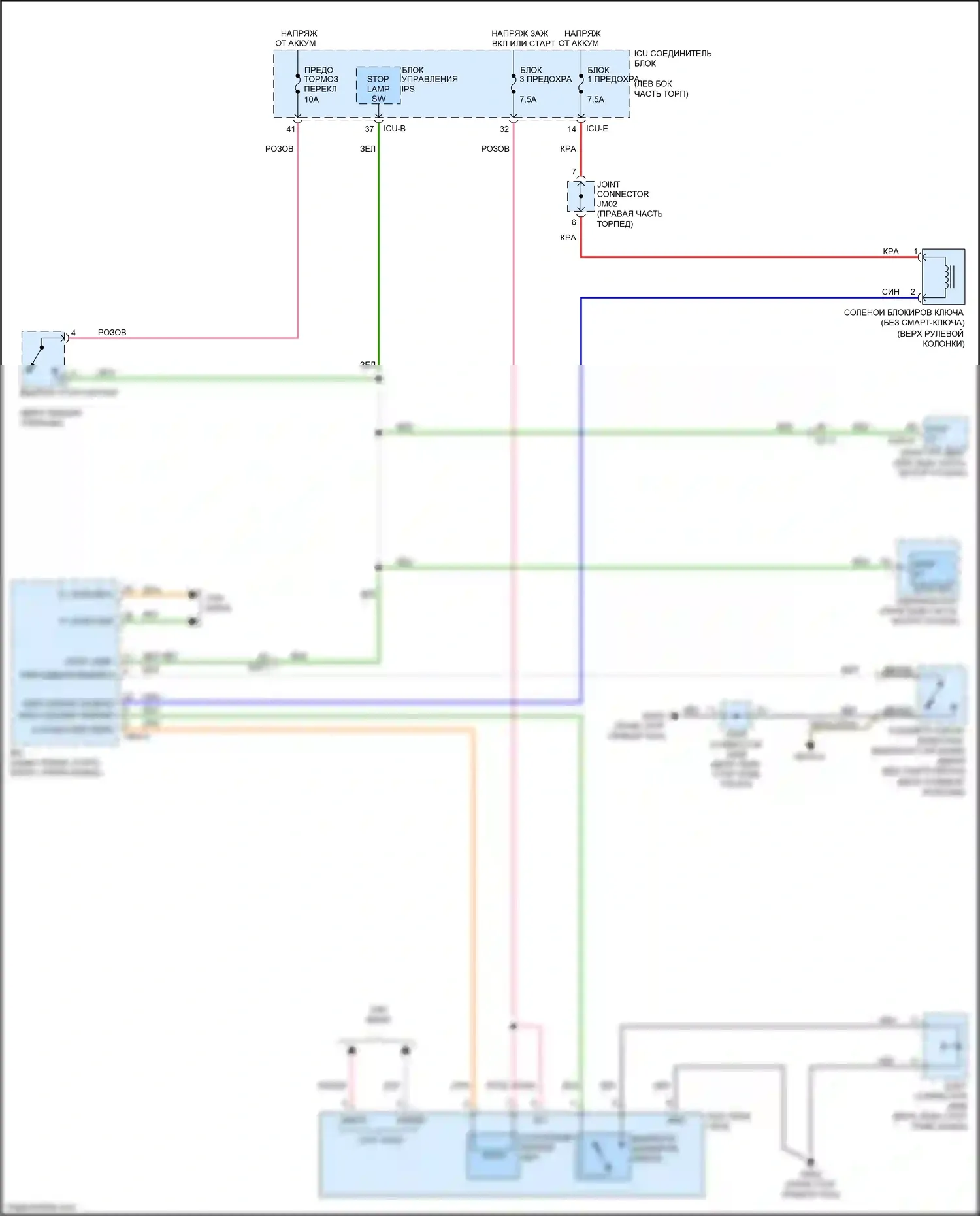 Soul Kia III (2019-2024): 1,6л турбо, электросхема блокировки селектора 