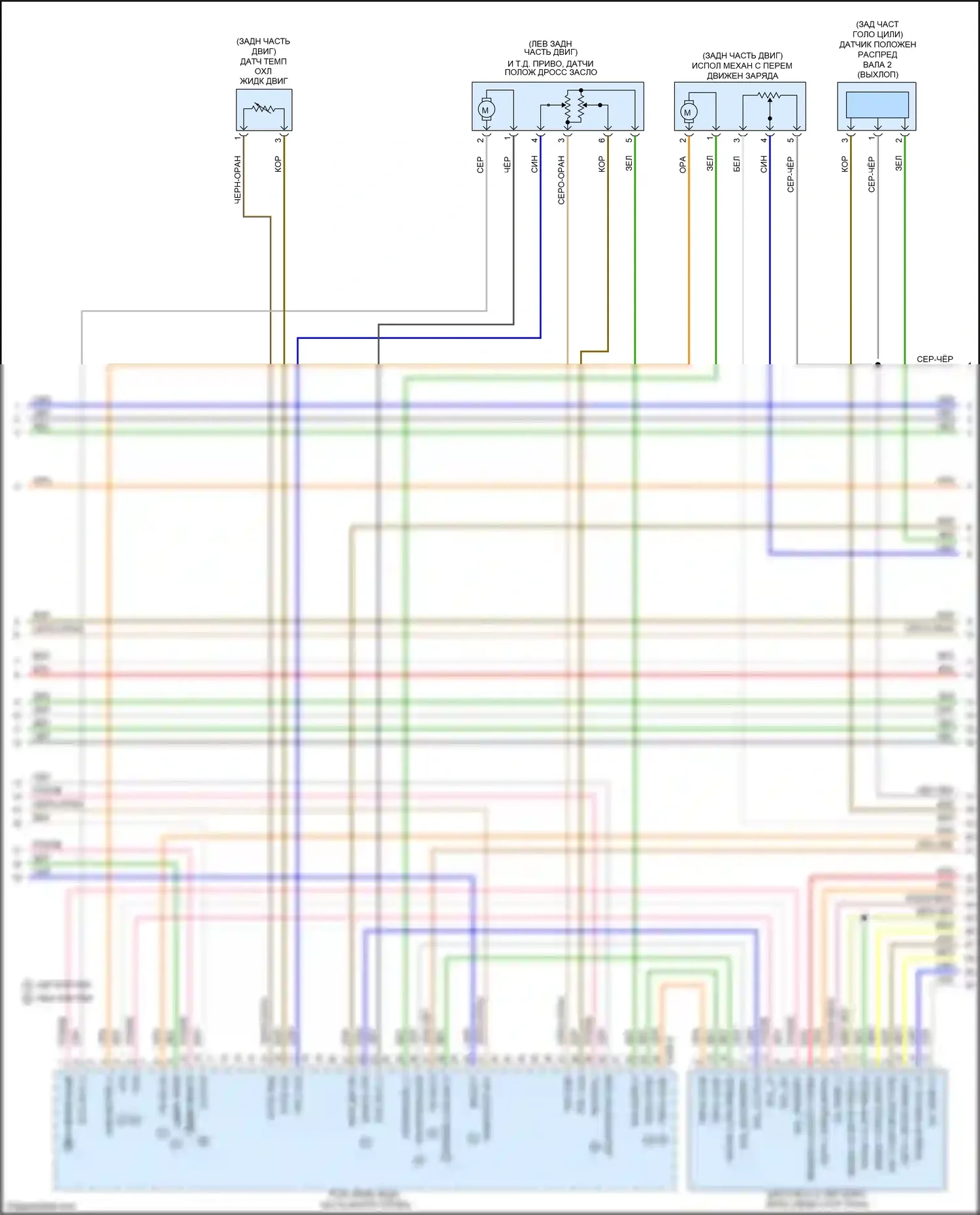 Soul Kia III (2019-2024): Электросхема двигателя 2.0l (4 из 7) 