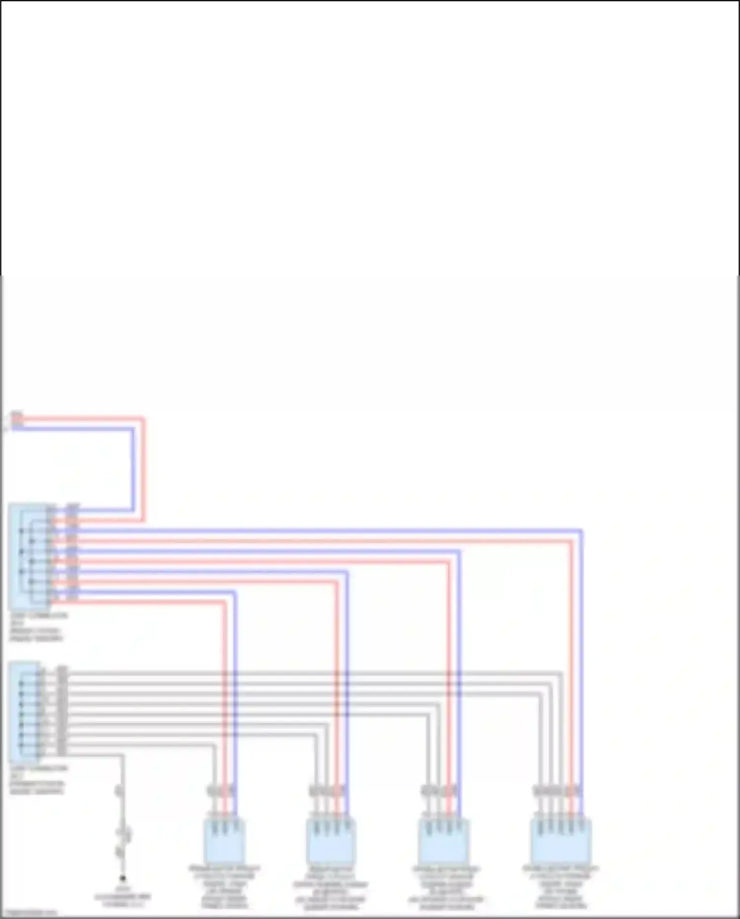 Soul Kia III (2019-2024): Электросхема парктроника (2 из 2) 