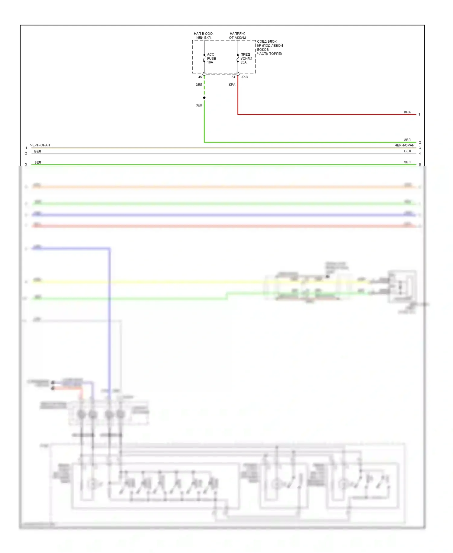 Sportage Kia III (2010-2014): Электросхема навигации (2 из 3) 