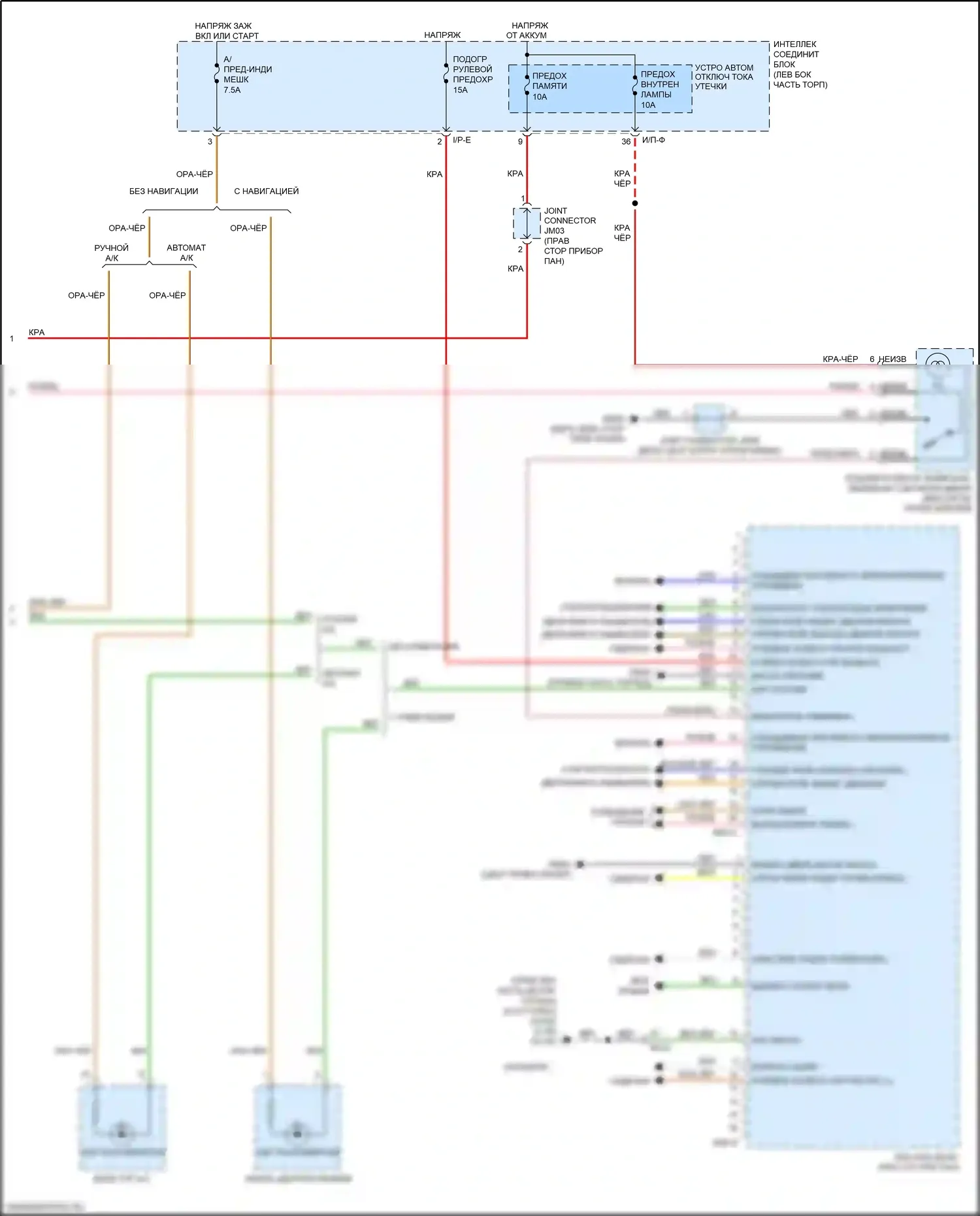 Sportage Kia IV (2015-2018): Электросхема управления кузовом (2 из 2) 