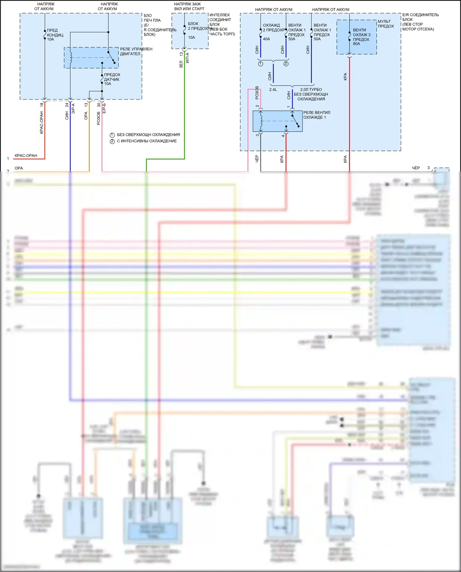 Sportage Kia V (2021-2024): Электросхема климат контроля (3 из 3) 