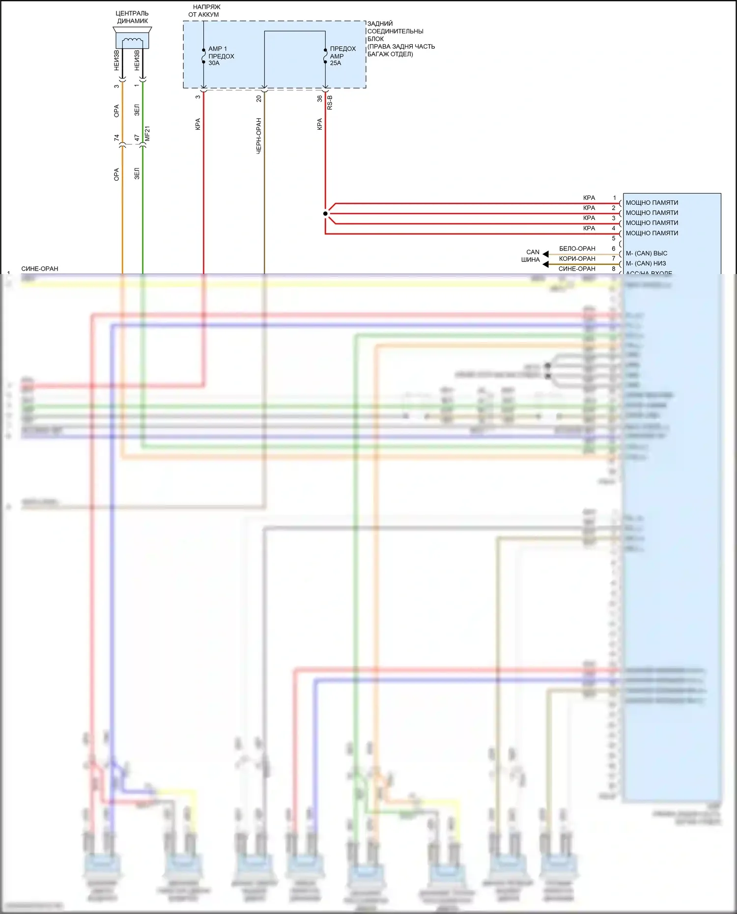 Stinger Kia I рестайлинг (2020-2024): Магнитола, без навигации и, с усилителем mobis (4 из 4) 