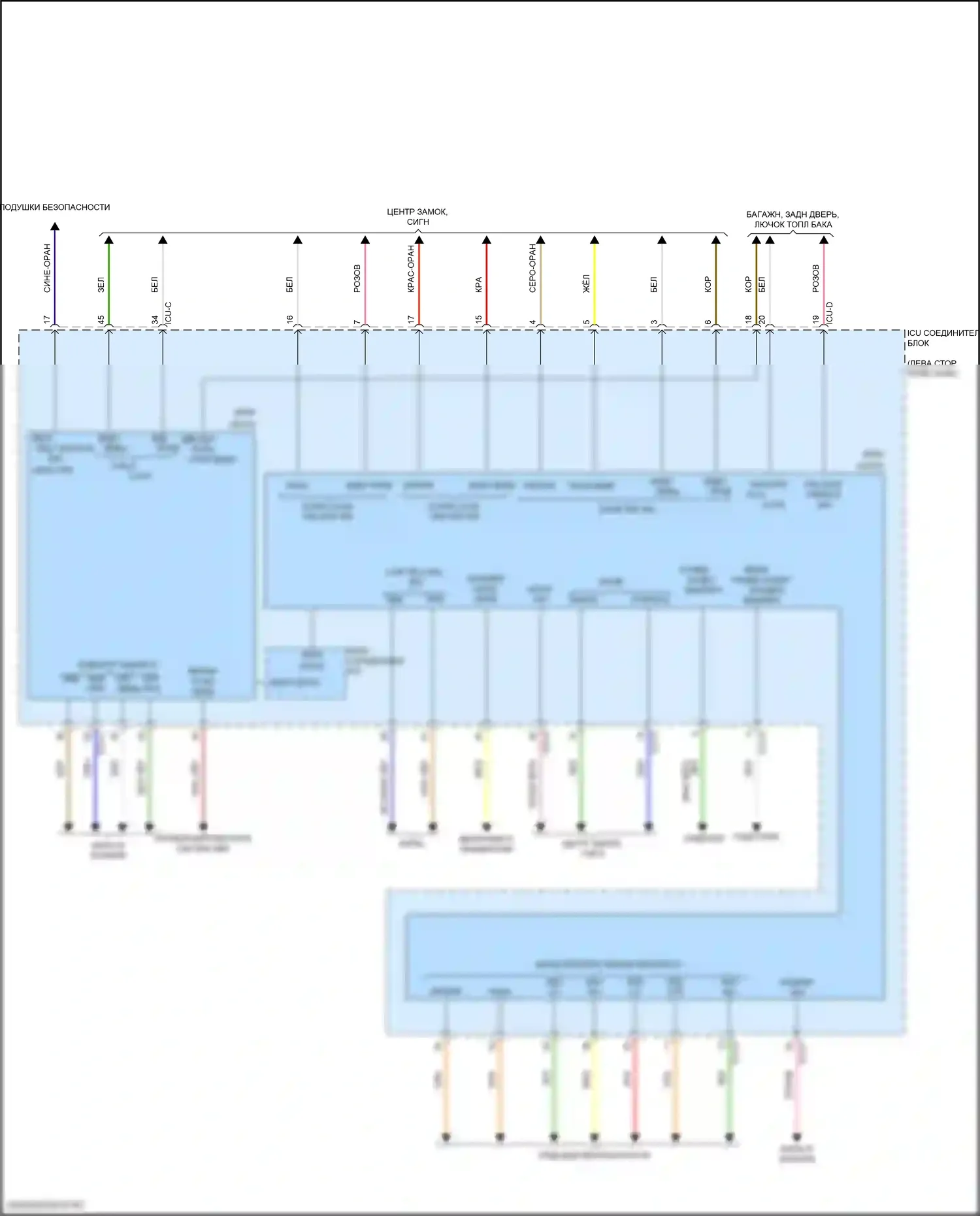 Telluride Kia I рестайлинг (2022-2024): Электросхема блока управления ips (3 из 3) 