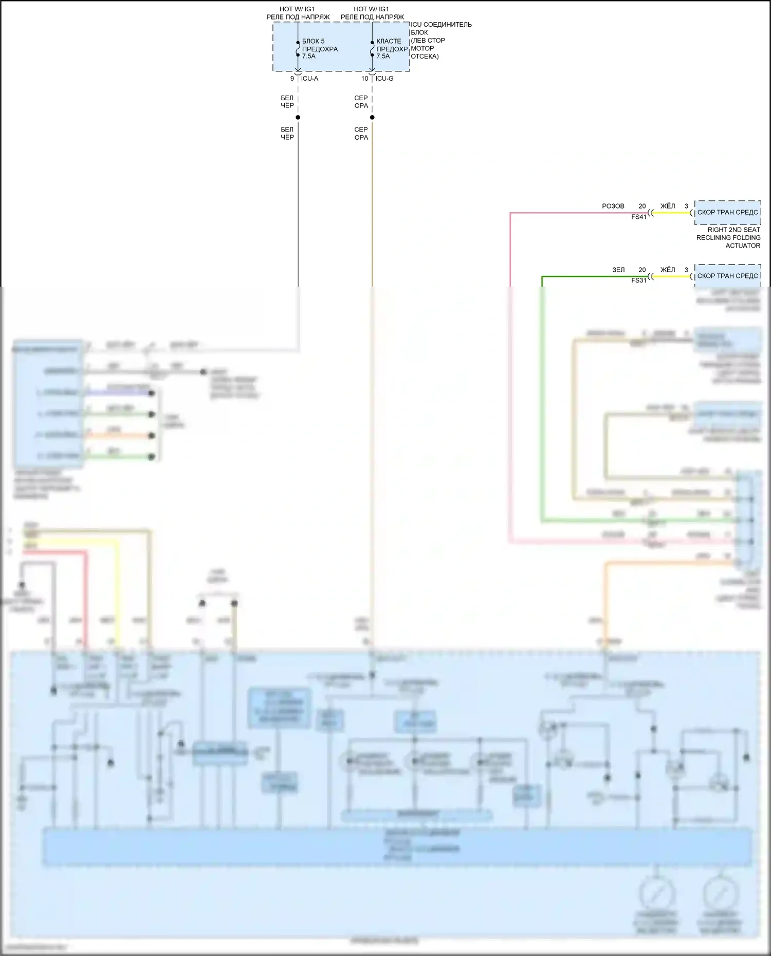 Telluride Kia I рестайлинг (2022-2024): Электросхема круиз-контроля (3 из 3) 