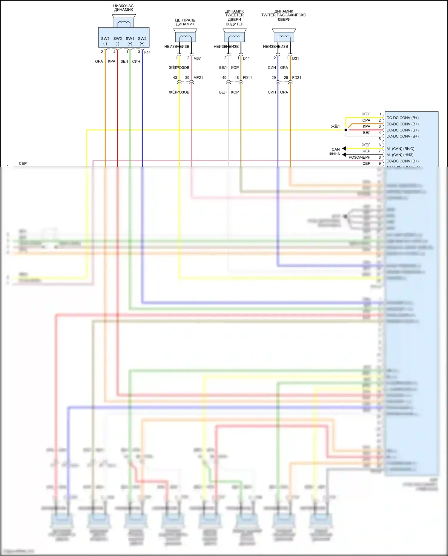 Telluride Kia I (2019-2022): Магнитола, с навигацией, с внешним усилителем (4 из 4) 