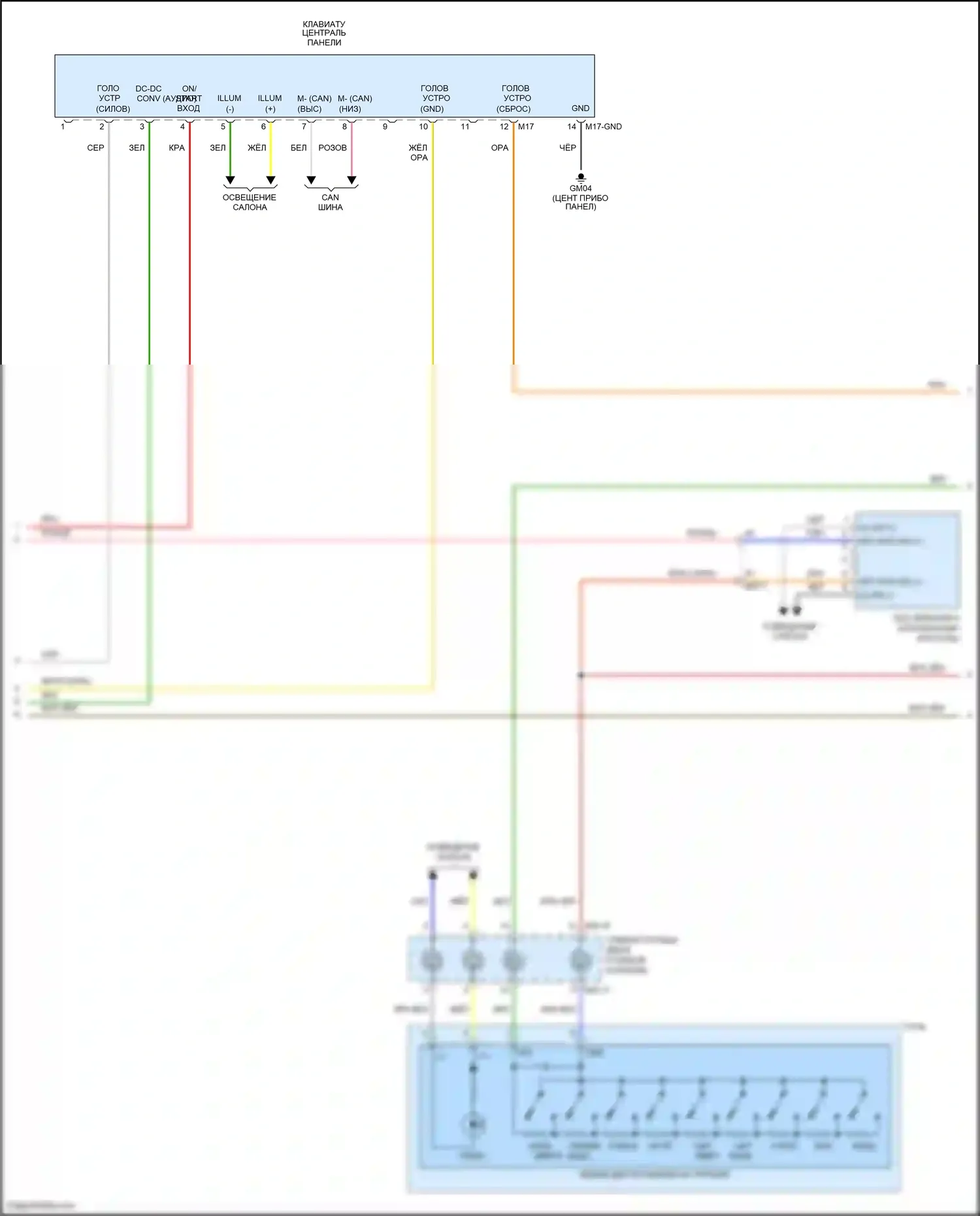 Telluride Kia I (2019-2022): Магнитола, с навигацией, с внутренним усилителем (3 из 4) 